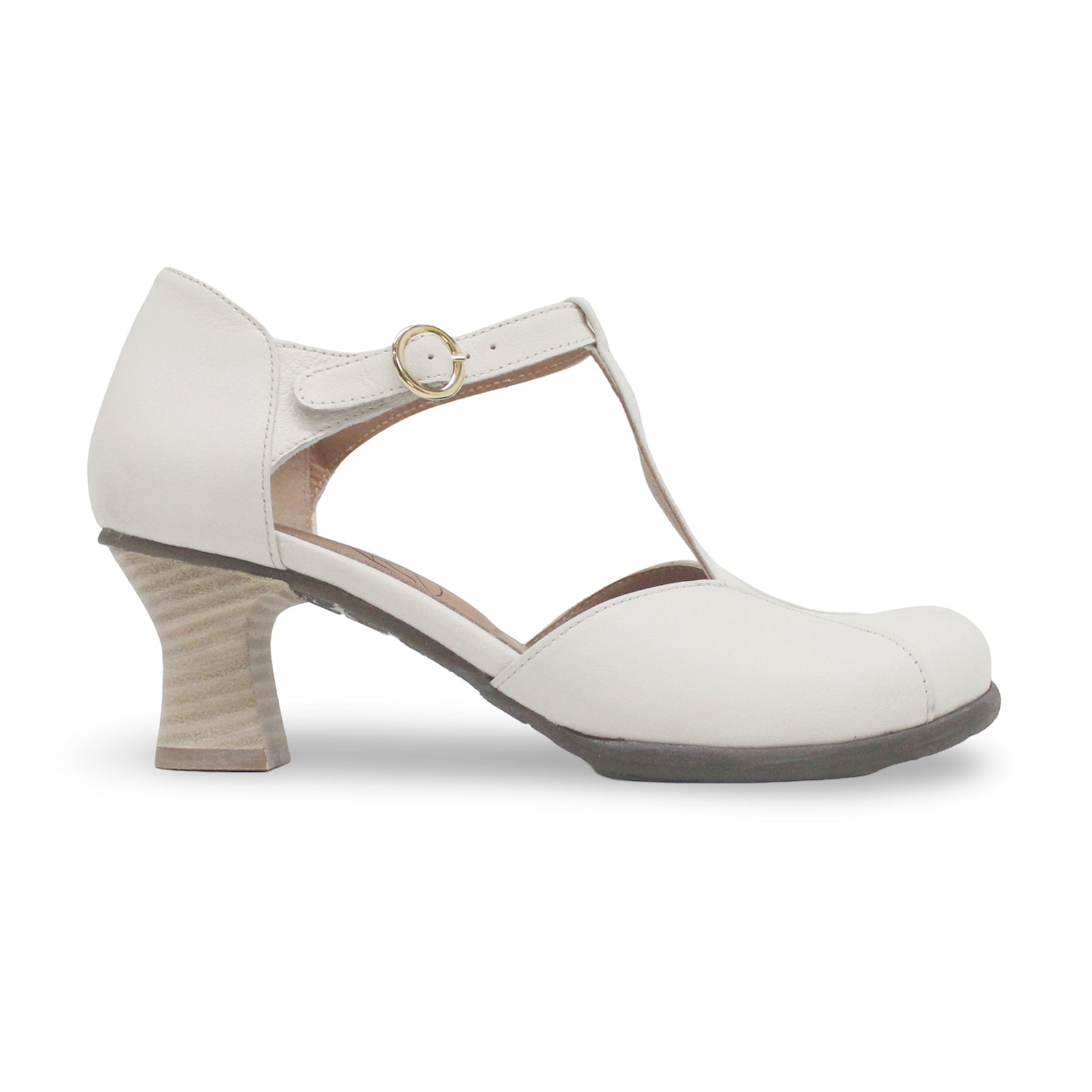 Fly London BEMI279FLY P145279009 Mousse Leather Womens Shoes - Off White - 39#color_off white