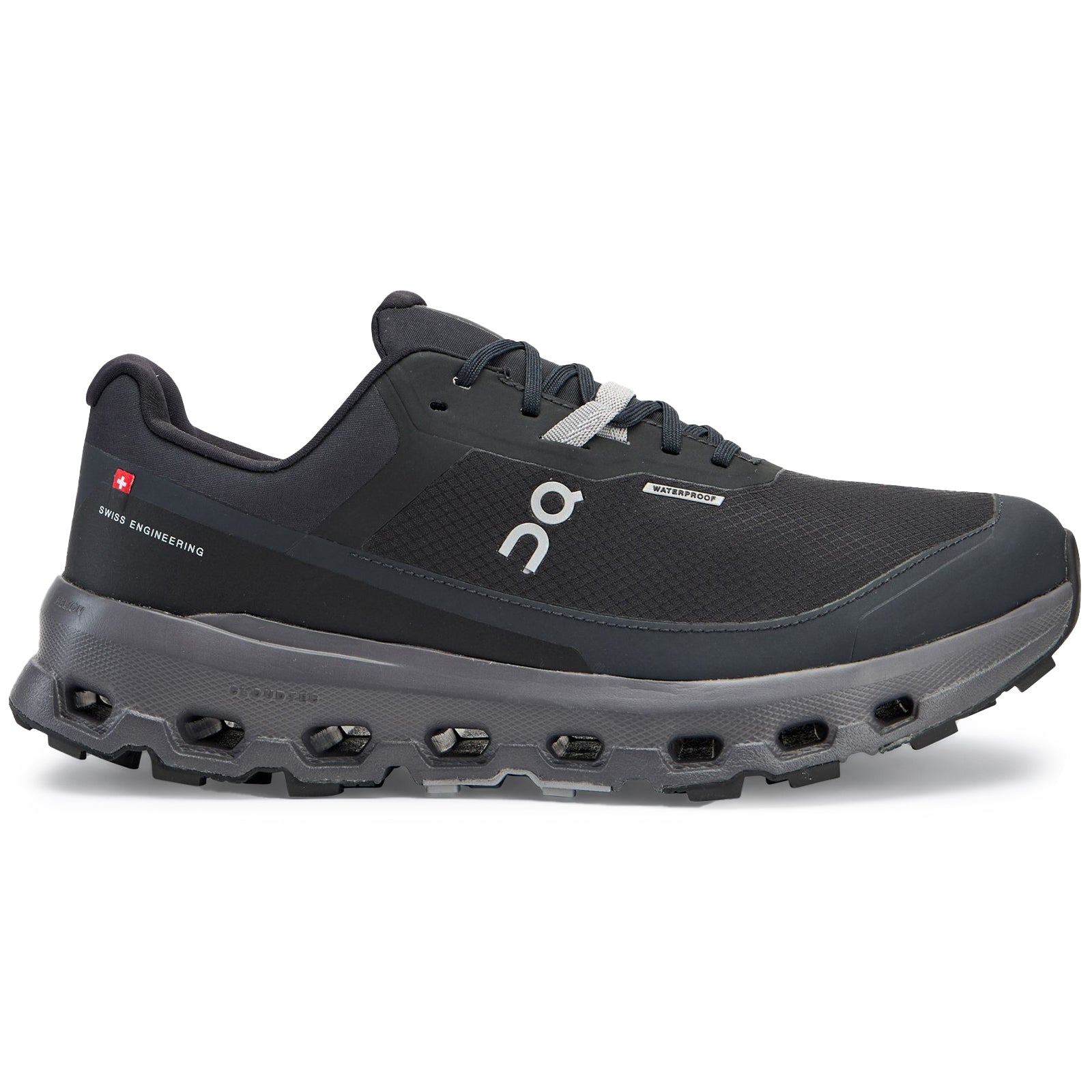 On Cloudvista 2 Waterproof Polyester Mens Trainers#color_black eclipse