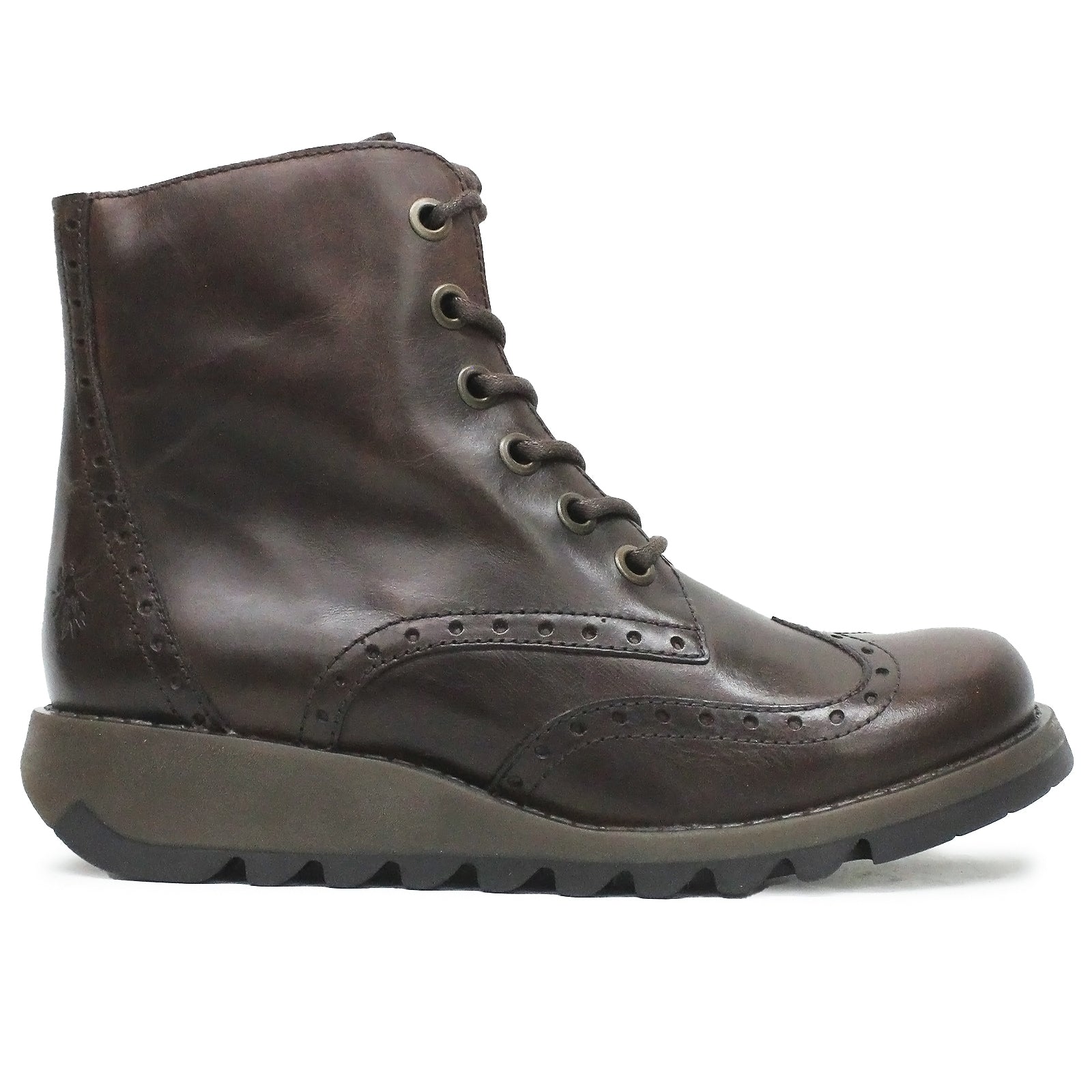 Fly London SARL069FLY Rug Leather Womens Boots#color_dark brown