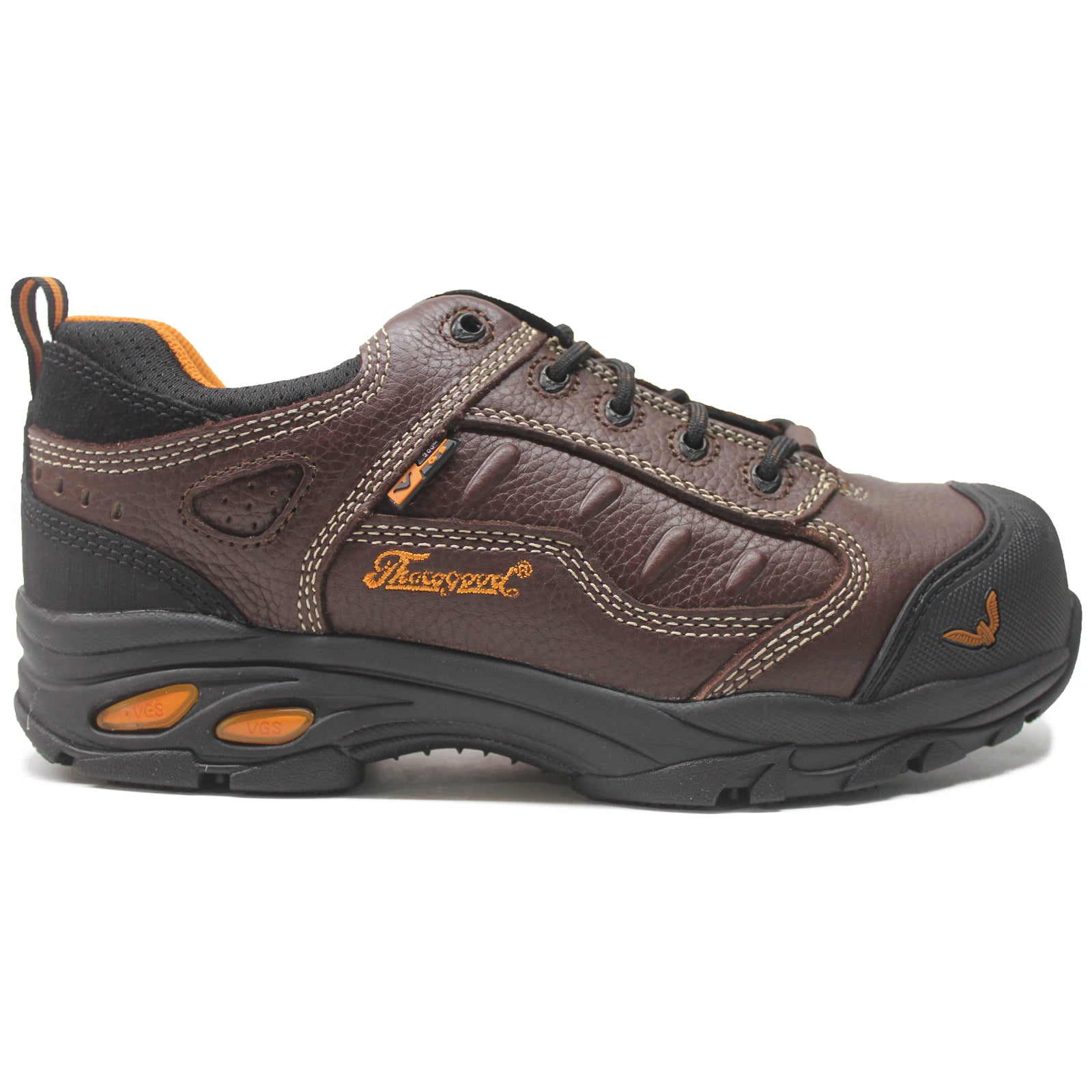 Thorogood ASR SD Sport Oxford Safety Toe Leather Unisex Shoes#color_brown