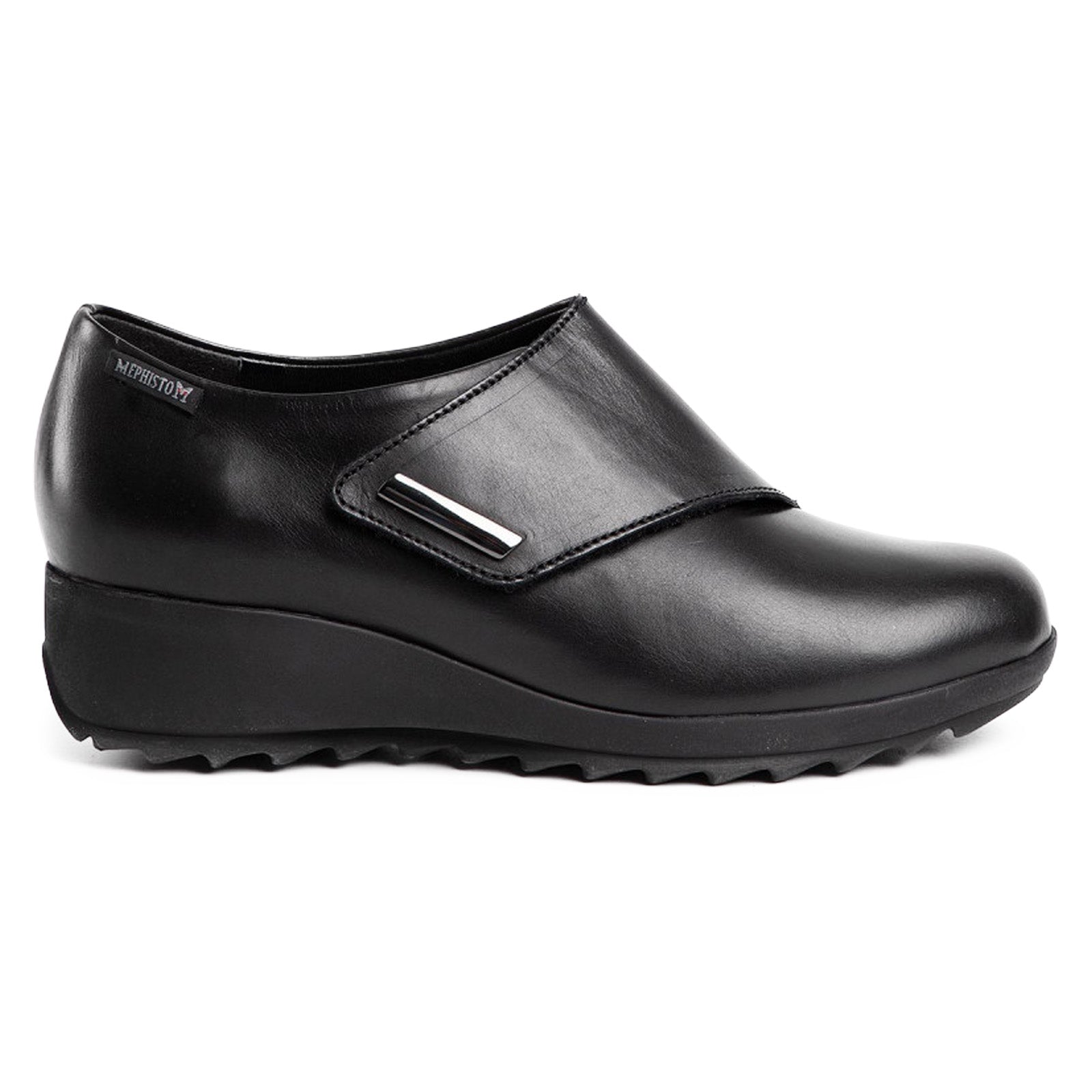 Mephisto Adilia 7800-BLK Leather Womens Shoes - Black - 38#color_black