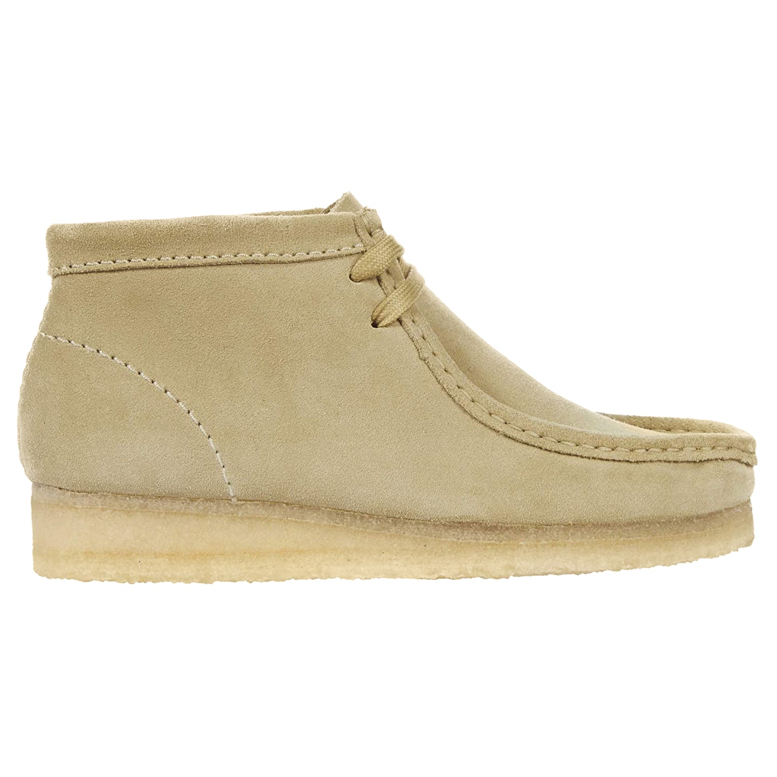 Clarks Originals Wallabee Boot. Suede Womens Boots#color_maple