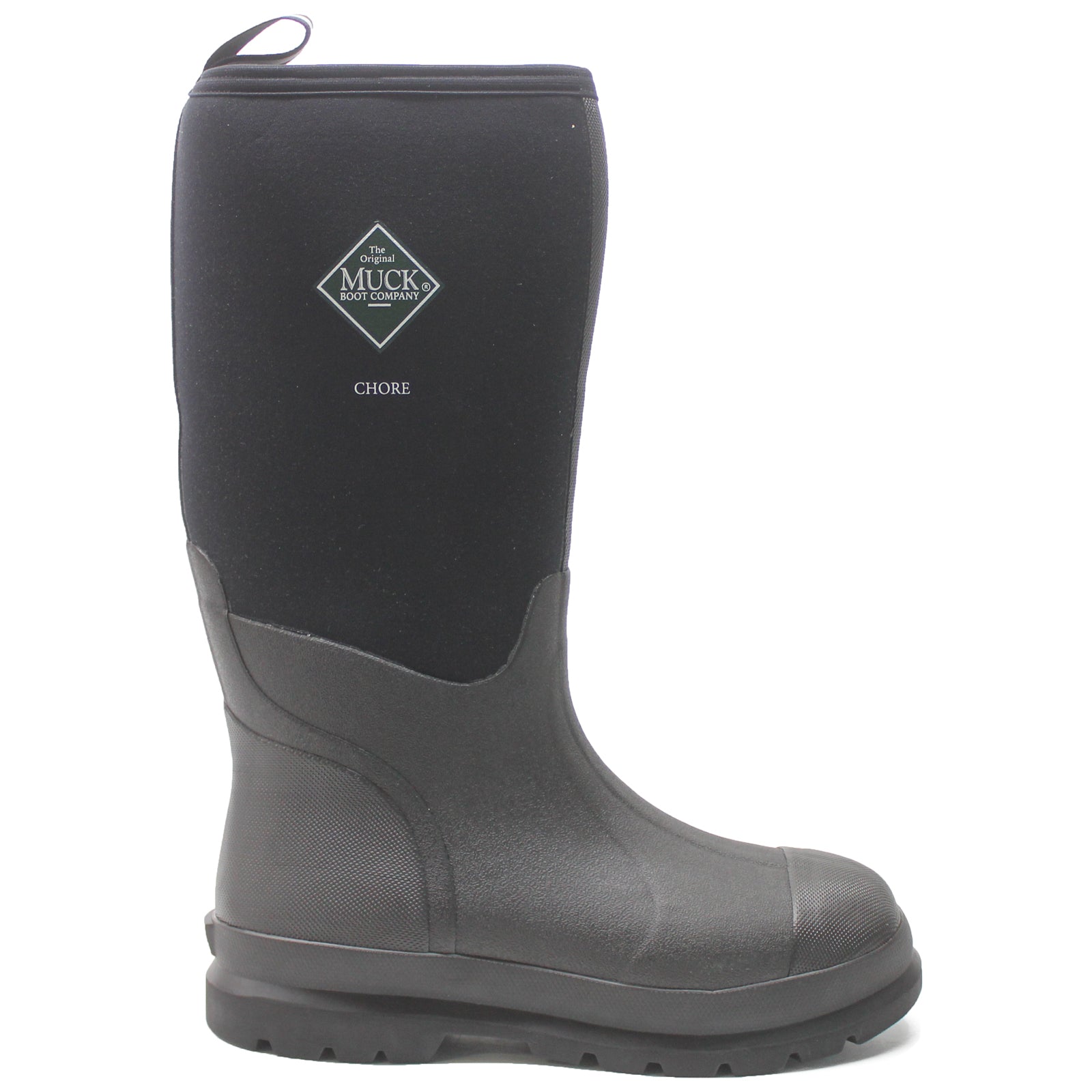 Muck Boot Chore Synthetic Textile Mens Boots#color_black