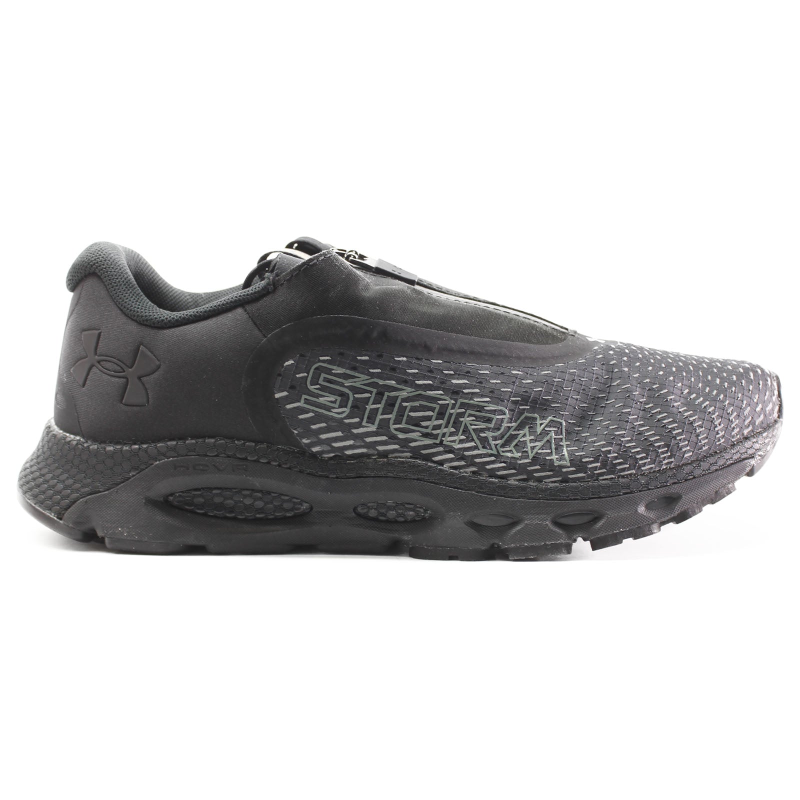 Under Armour HOVR Infinite 3 Storm Synthetic Textile Womens Trainers#color_black