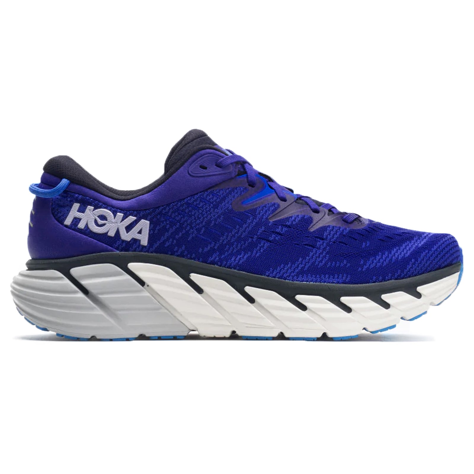 Hoka Gaviota 4 Textile Synthetic Mens Trainers#color_bluing blue graphite