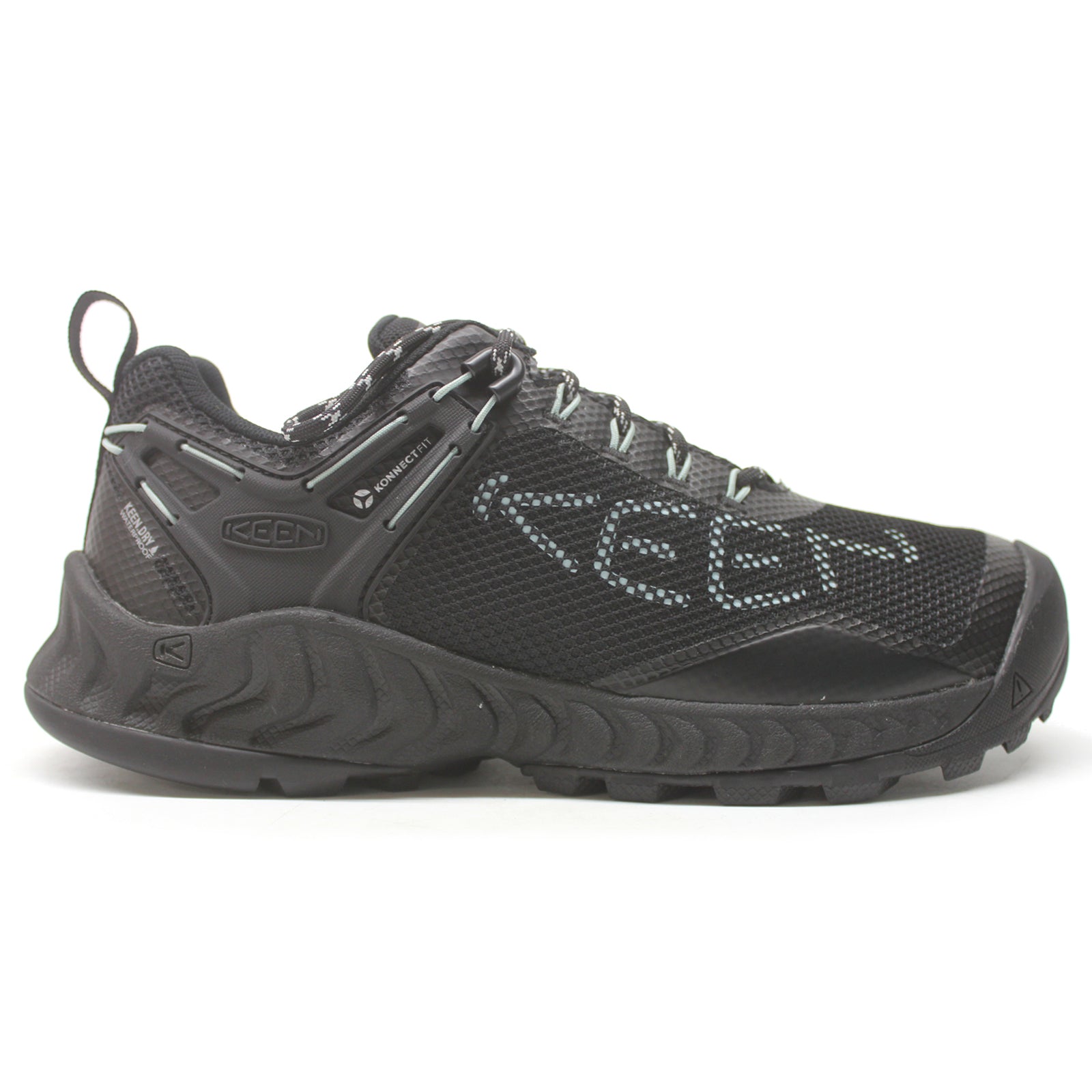 Keen Nxis Evo 1026685 Textile Synthetic Womens Trainers - Black Cloud Blue - 38.5#color_black cloud blue