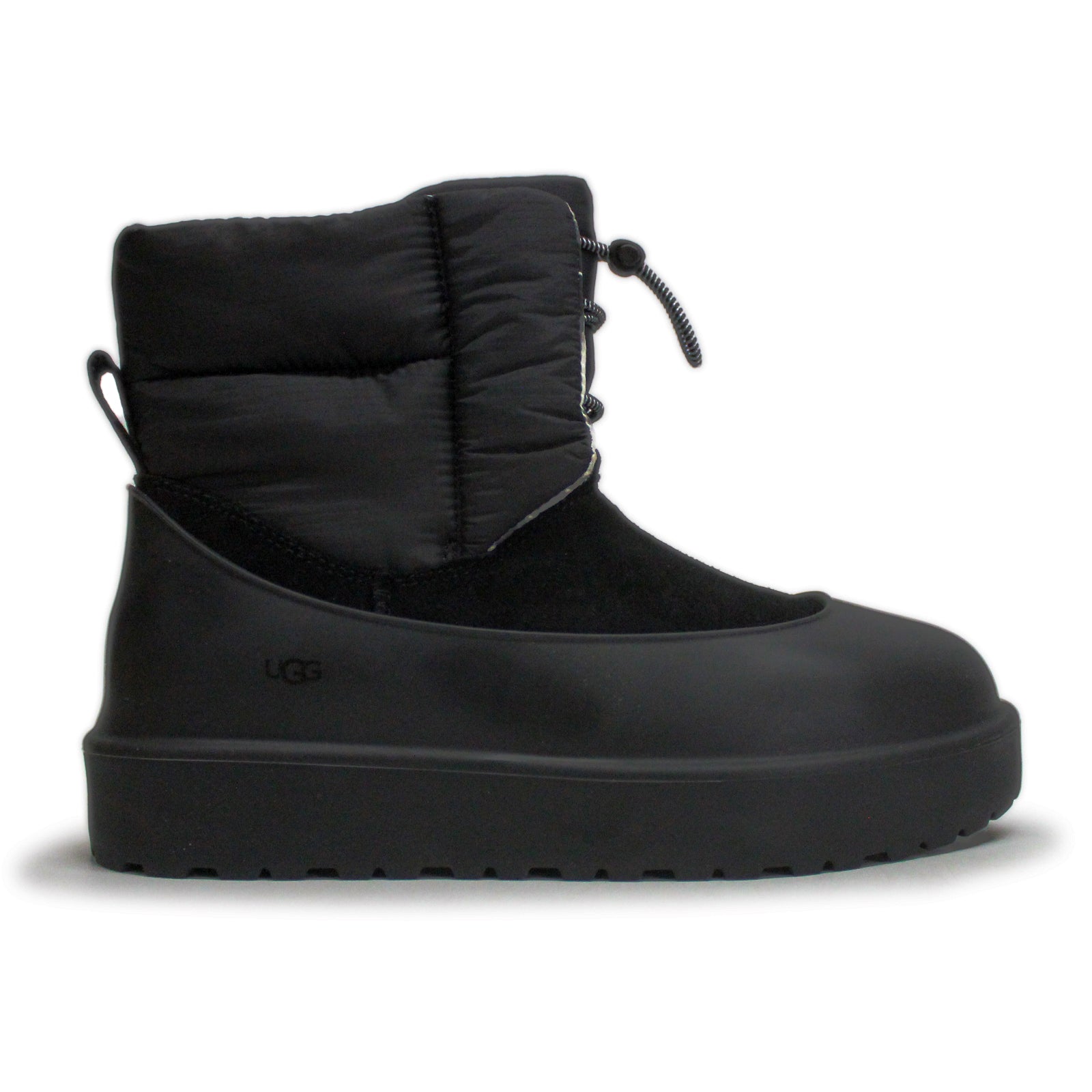 Ugg Classic Maxi Toggle 1130670-BLK Suede Synthetic Womens Boots - Black - 38#color_black