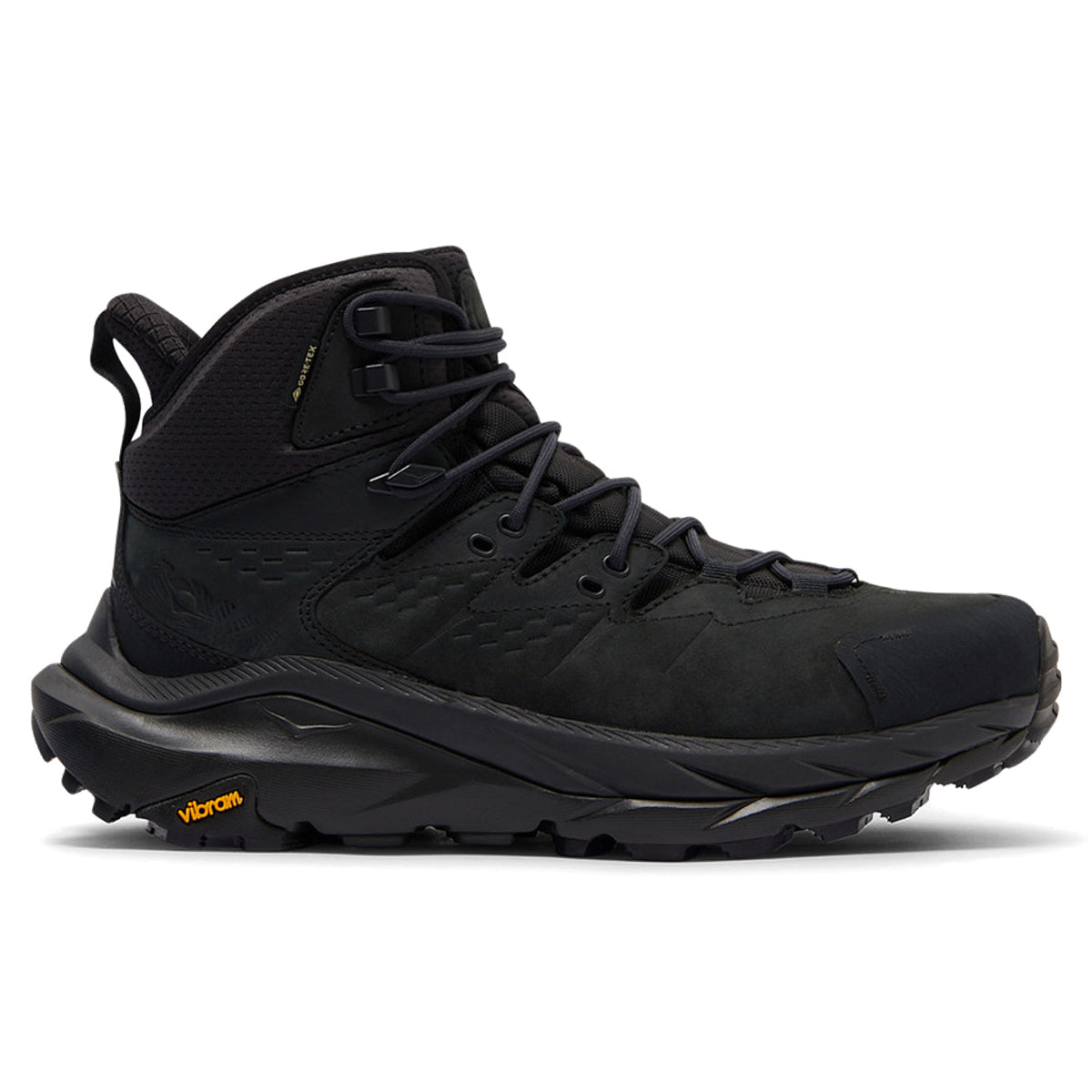 Hoka Kaha 2 GTX Leather Womens Trainers#color_black black
