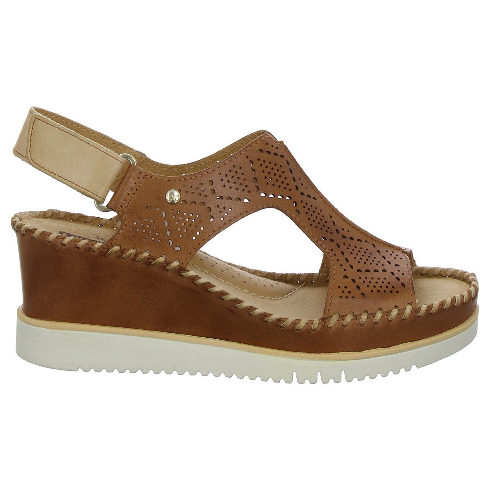 Pikolinos Aguadulce W3Z-1775C1 Leather Womens Sandals#color_brandy