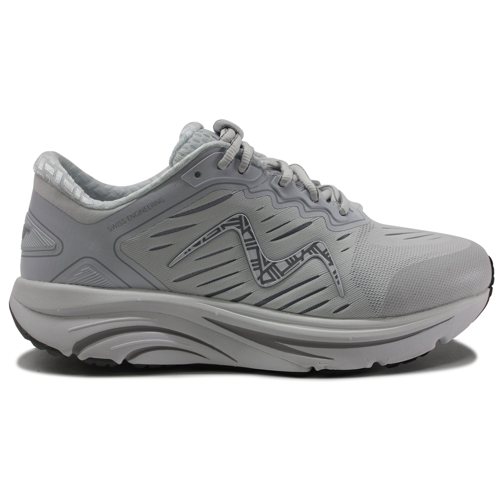 MBT 2000 II Leather Textile Mens Trainers#color_white