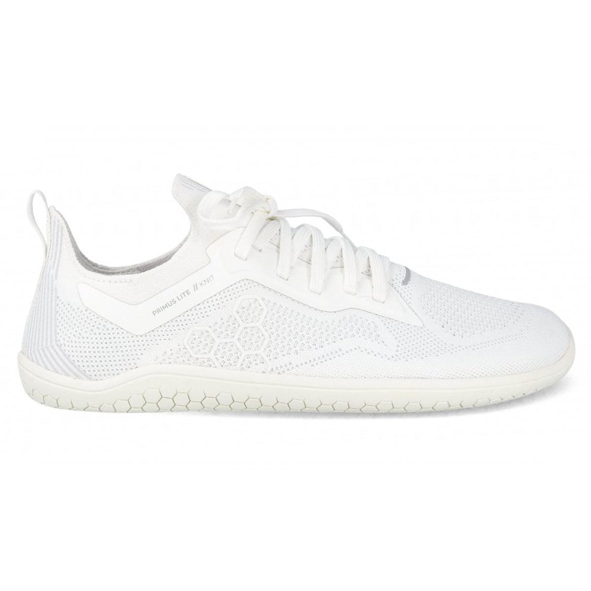 Vivobarefoot Primus Lite Knit Textile Synthetic Mens Trainers#color_bright white