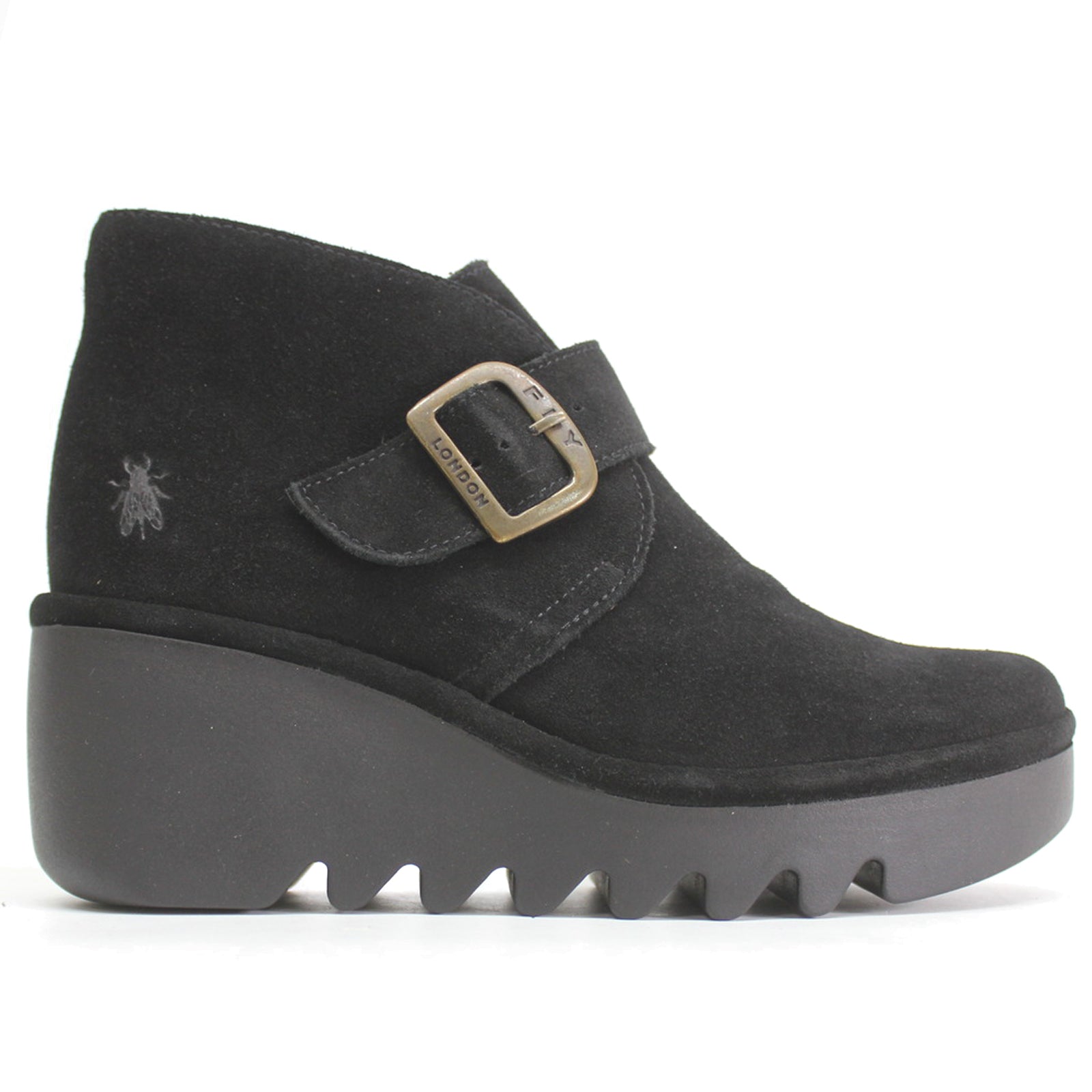 Fly London BIRT397FLY Suede Womens Boots#color_black