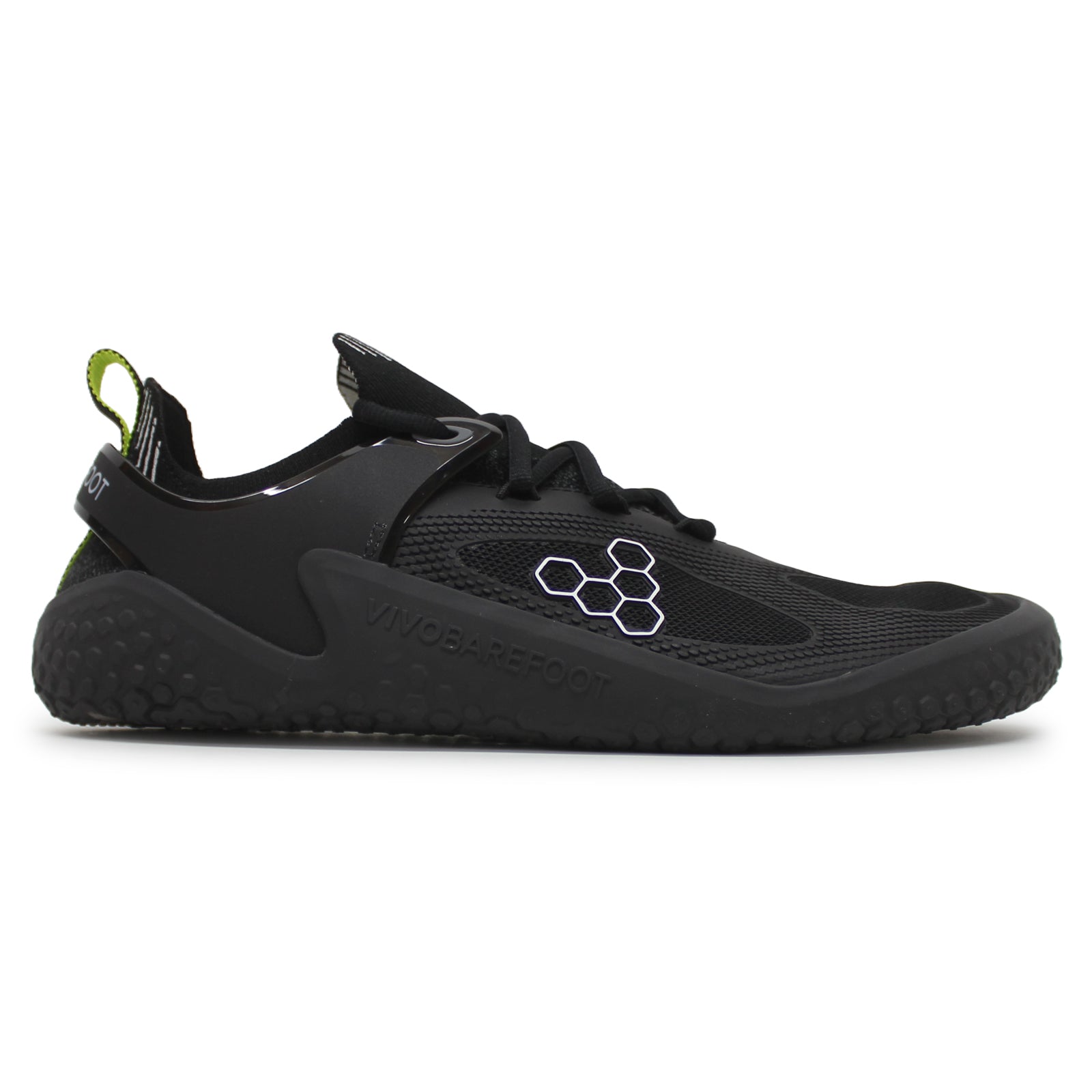 Vivobarefoot M Strength Textile Synthetic Mens Trainers#color_obsidian grey