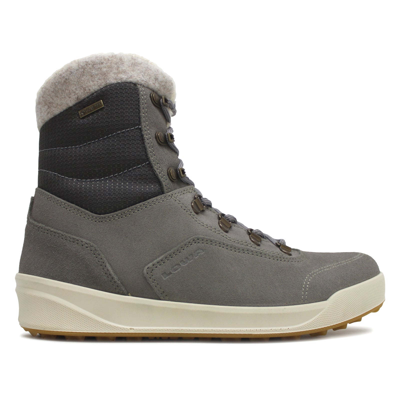 Lowa Kazan II GTX Suede Textile Women's Ankle Stone Boots