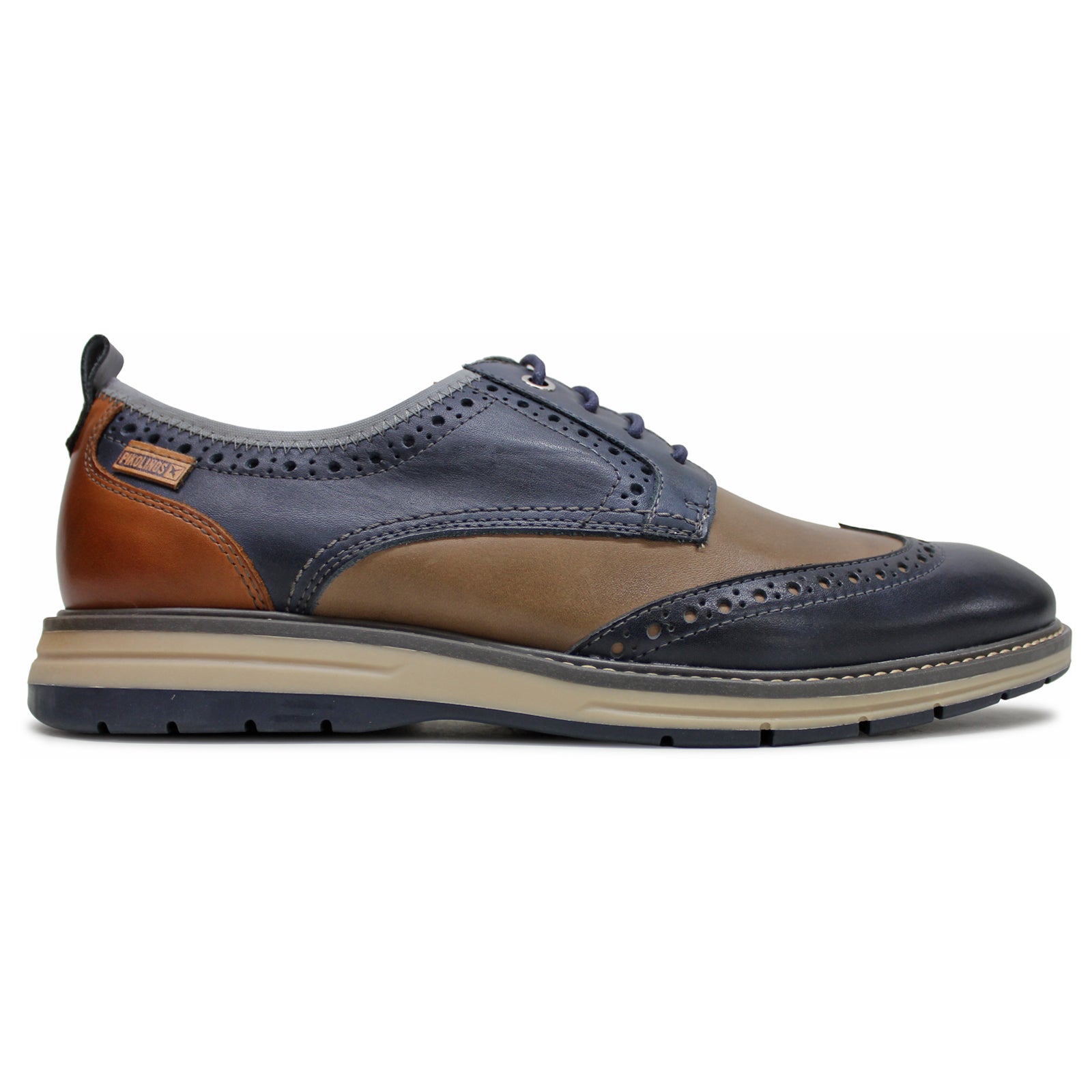 Pikolinos Canet M7V-4137 Leather Mens Shoes#color_blue