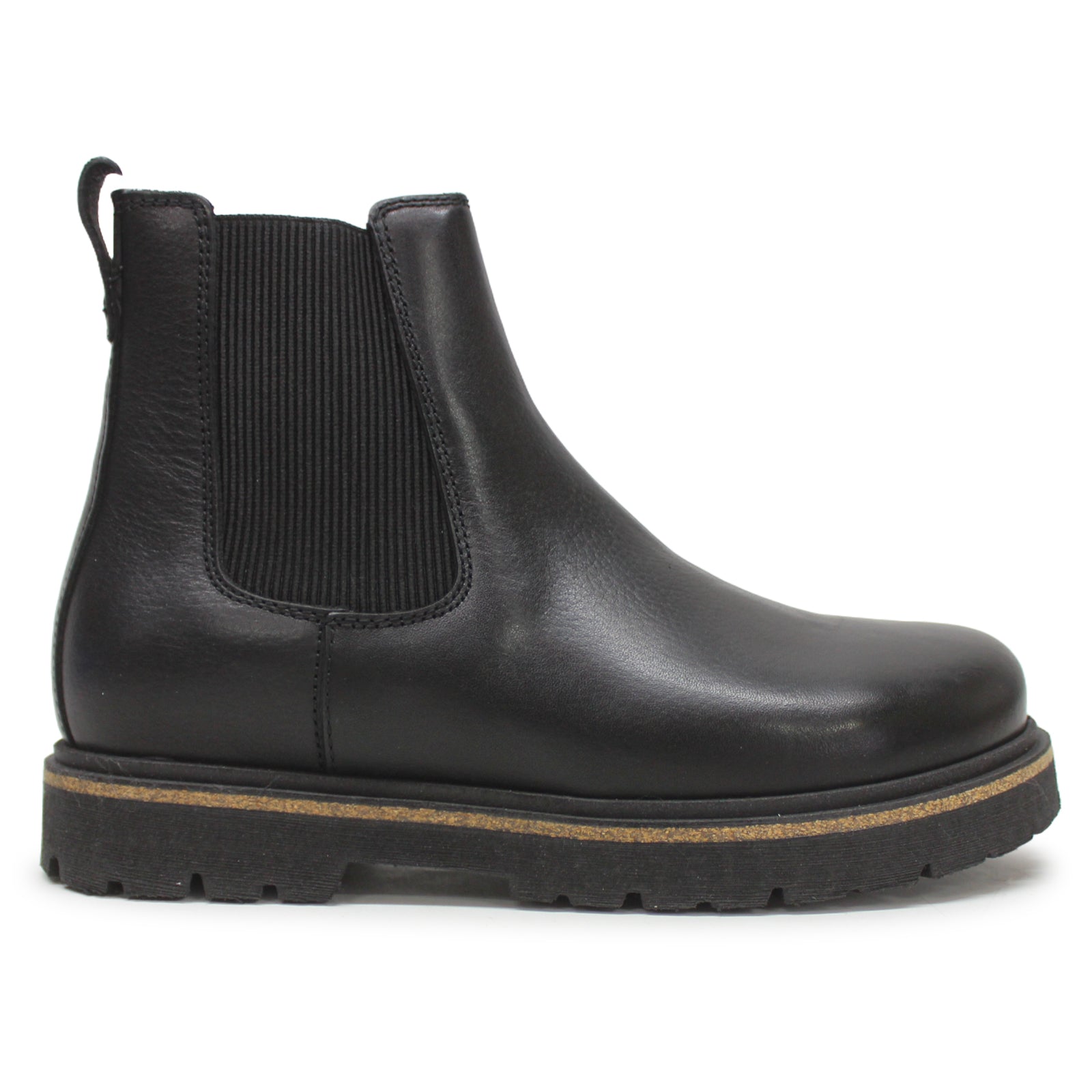 Birkenstock Highwood Slip On Mid 1025781 Natural Leather Womens Boots - Black - N - 39#color_black