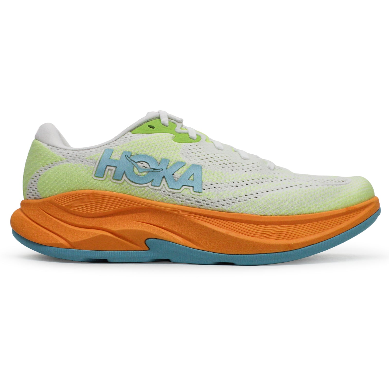 Hoka Rincon 4 1155130-FTLT Synthetic Textile Mens Trainers - Frost Lettuce - 10#color_frost lettuce