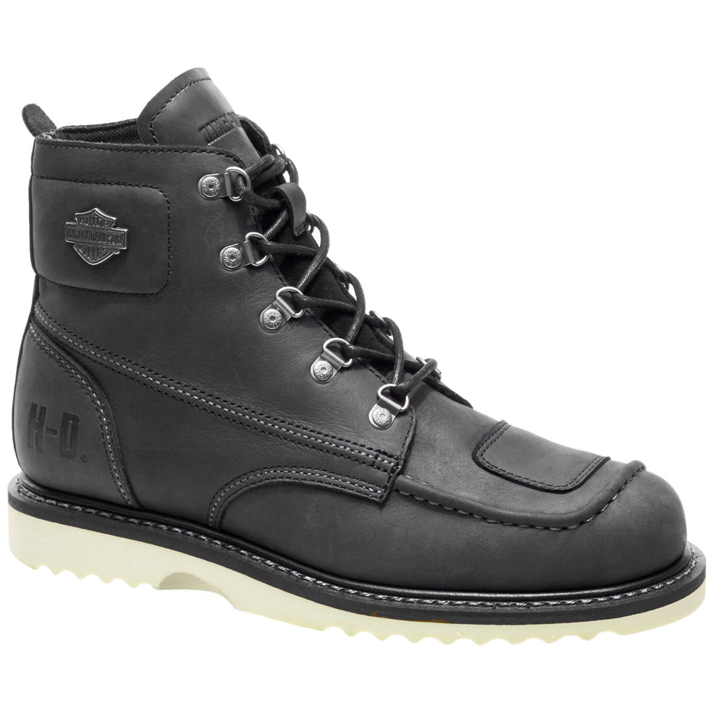 Harley Davidson Hagerman Full Grain Leather Men's Riding Boots#color_black