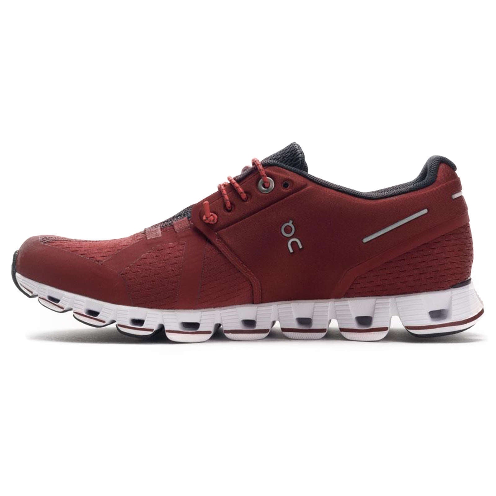 On Cloud Mesh Women's Running Shoes#color_ruby white