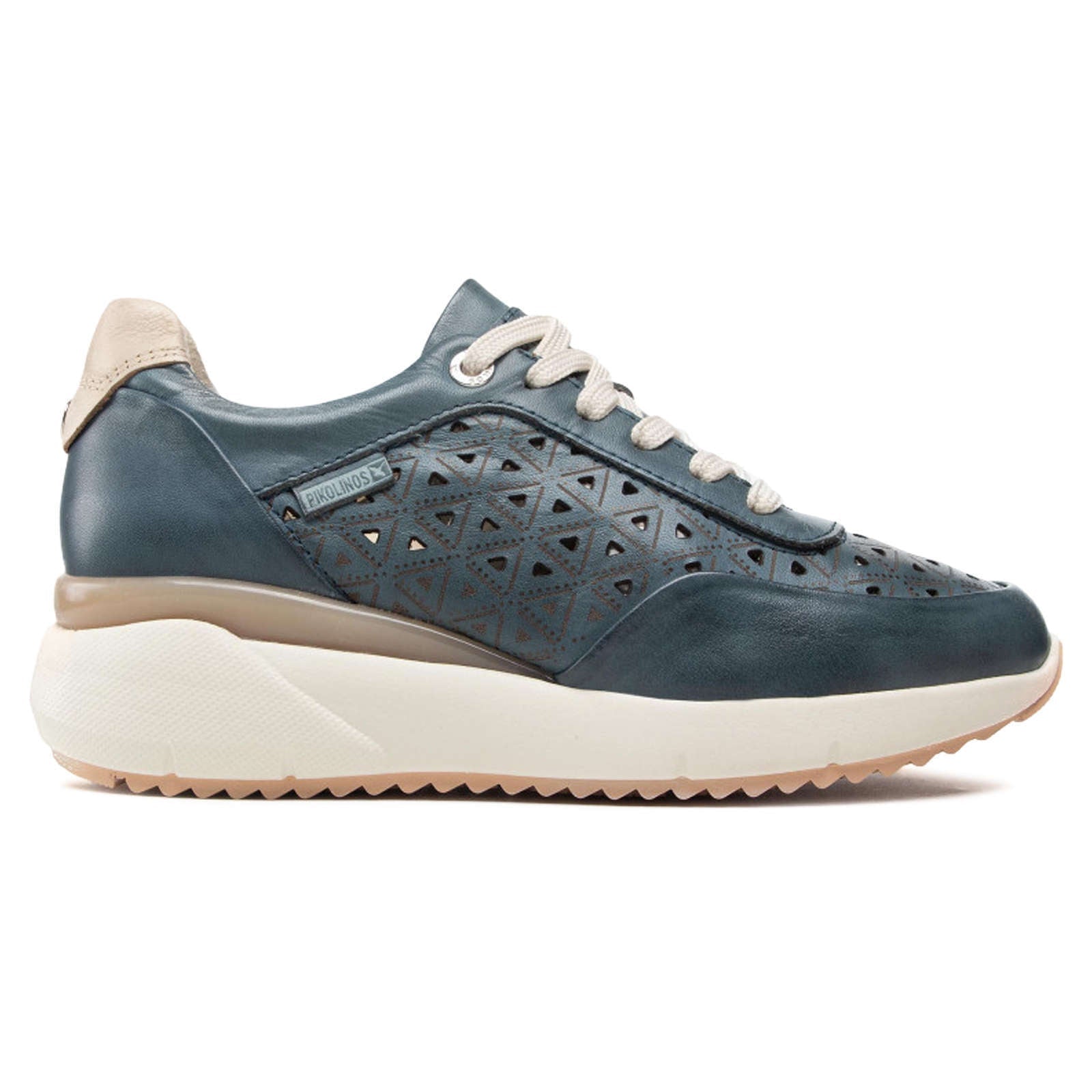 Pikolinos Sella W6Z-6632 Leather Womens Sneakers#color_sapphire