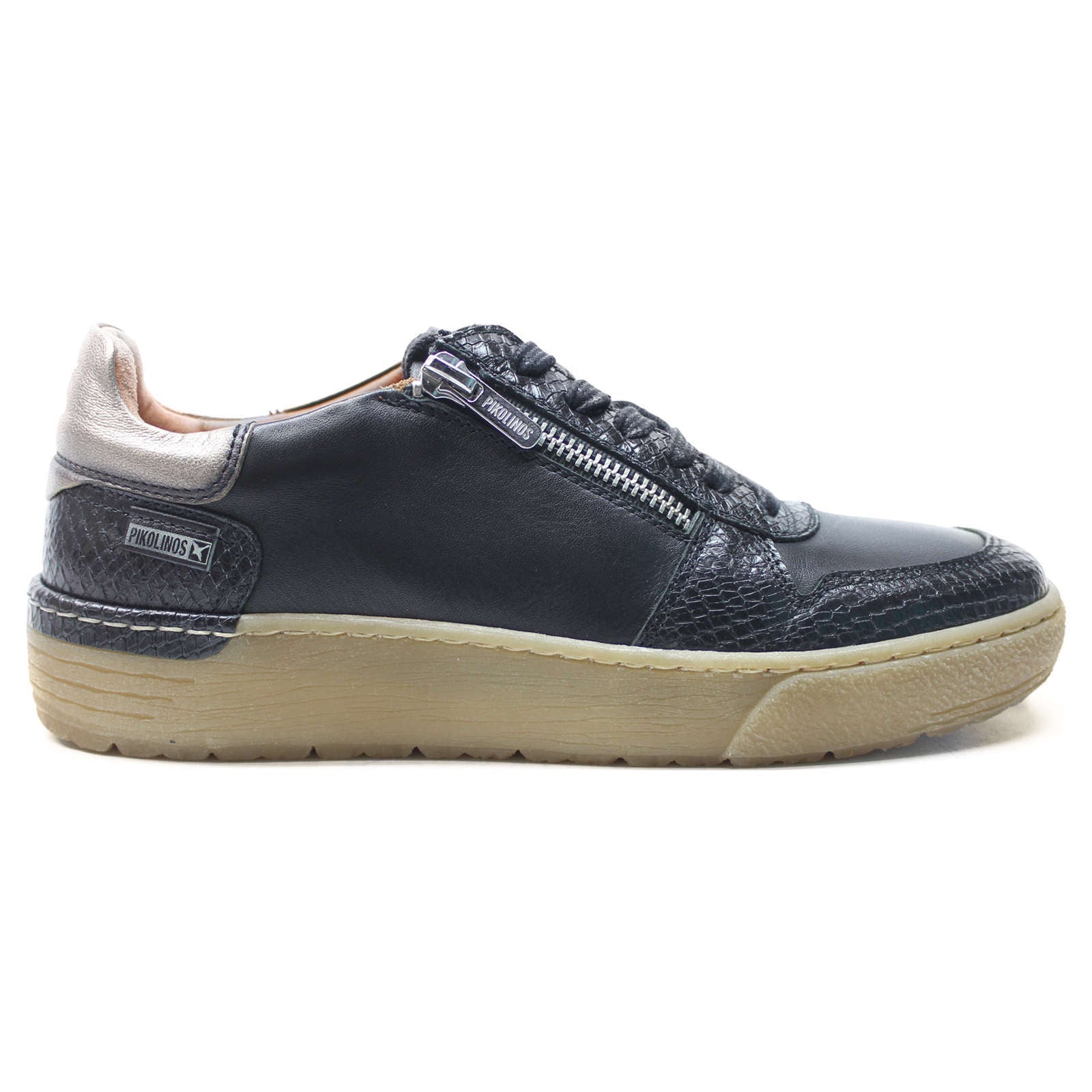 Pikolinos Vitoria W0T-4666C2 Leather Womens Shoes#color_black