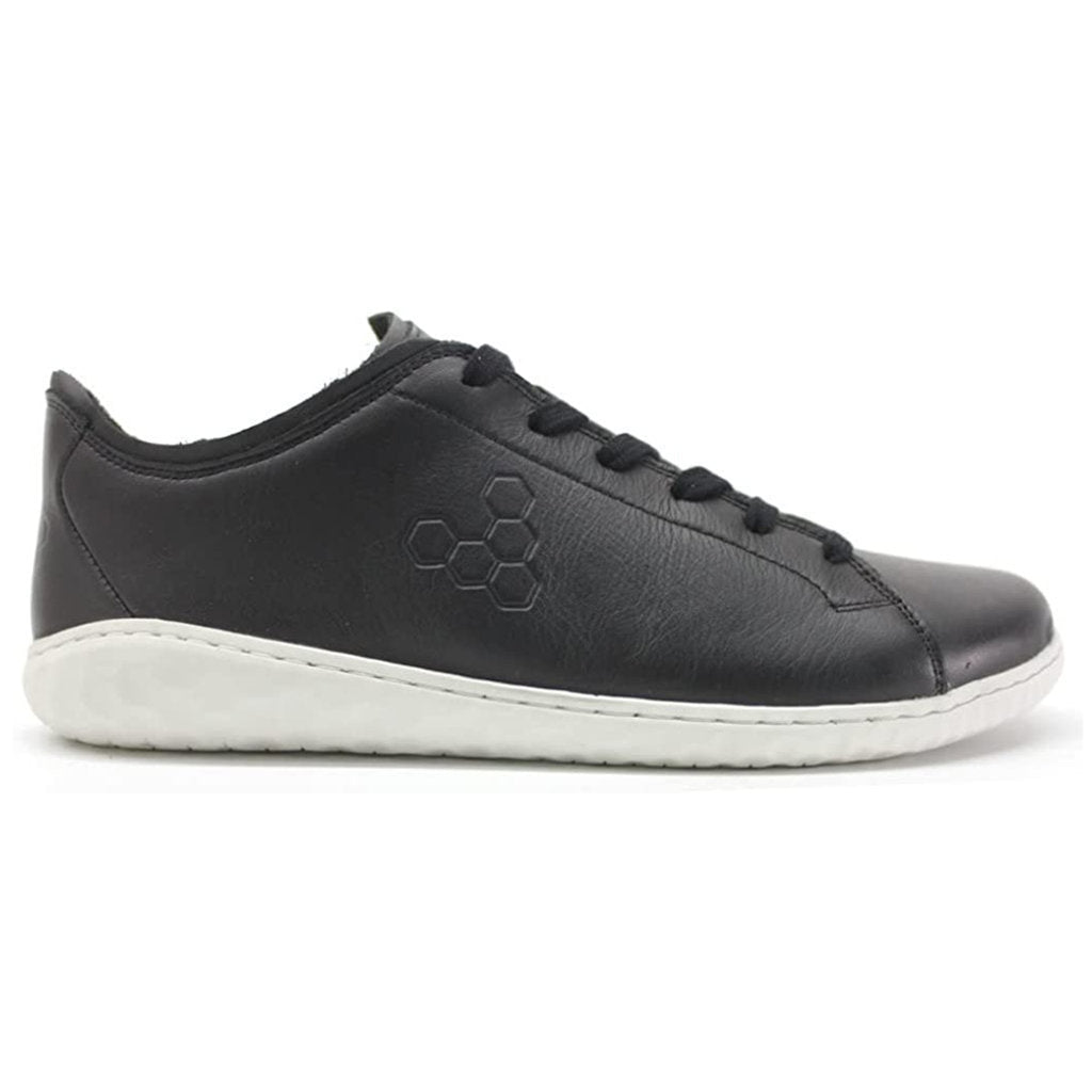 Vivobarefoot Geo Court III Leather Womens Sneakers#color_obsidian