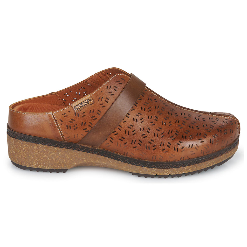 Pikolinos Granada W0W-1965 Leather Womens Shoes#color_brandy