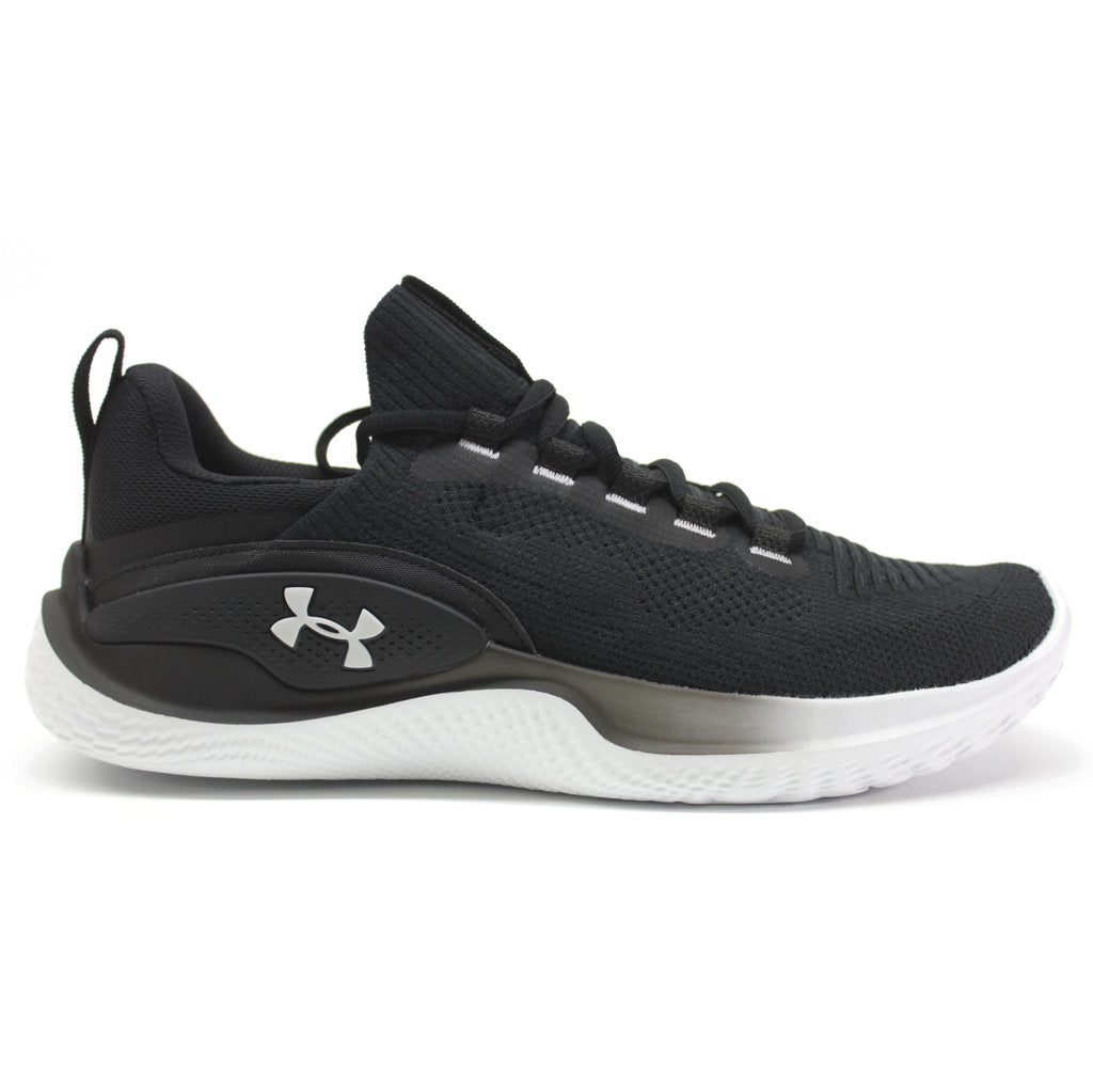 Under Armour Flow Dynamic Textile Synthetic Mens Sneakers#color_black black
