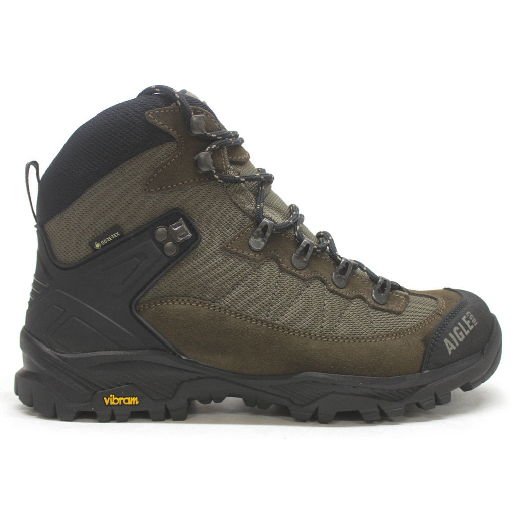Aigle Sonricker GTX Leather Textile Mens Boots#color_taupe