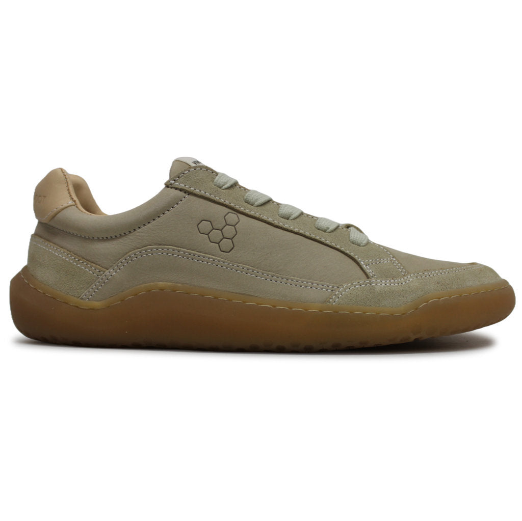 Vivobarefoot Gobi Sneaker Leather Womens Sneakers#color_sand
