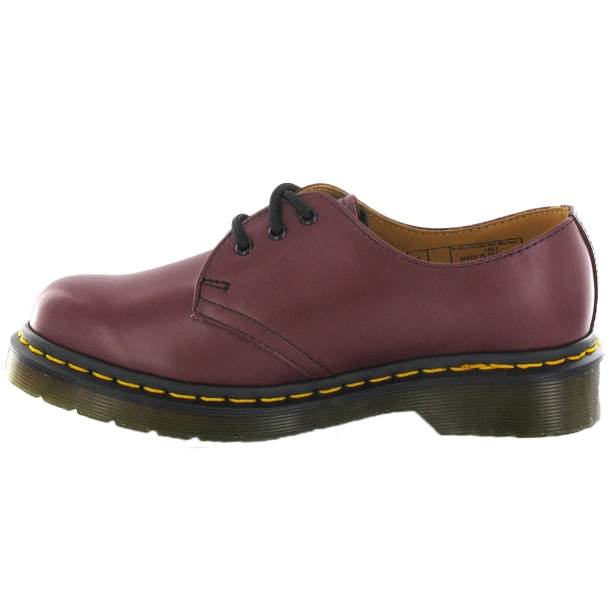 Dr. Martens 1461 Smooth Leather Unisex Shoes#color_cherry red