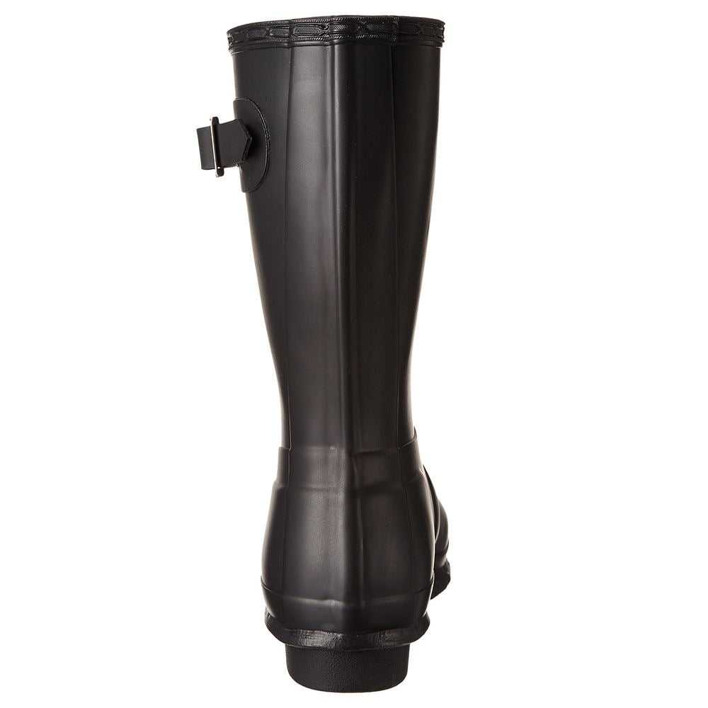 Hunter Original Short Black Womens Boots - WFS1000RMA BLK#color_black