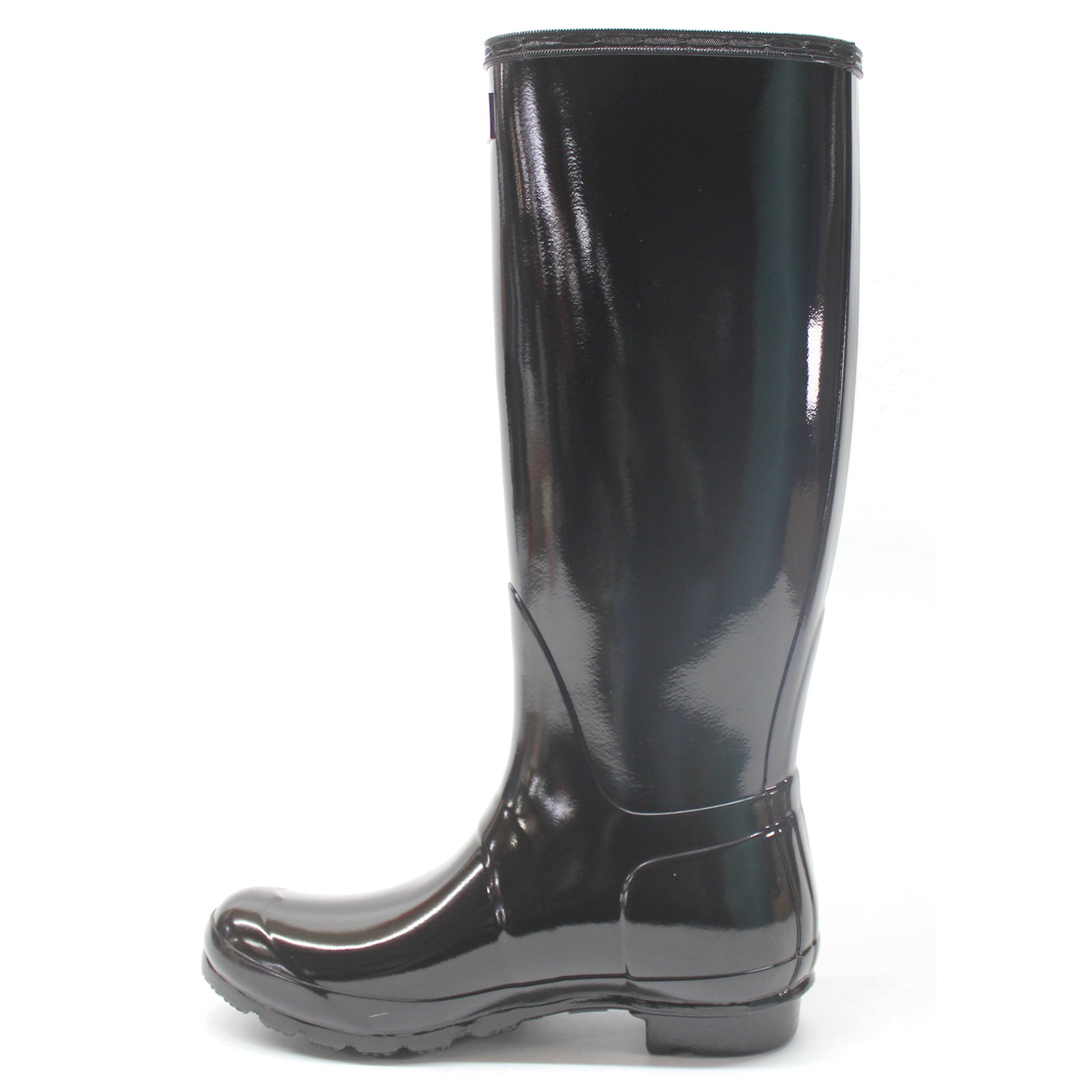 Hunter Original Tall Gloss Rubber Womens Boots#color_black
