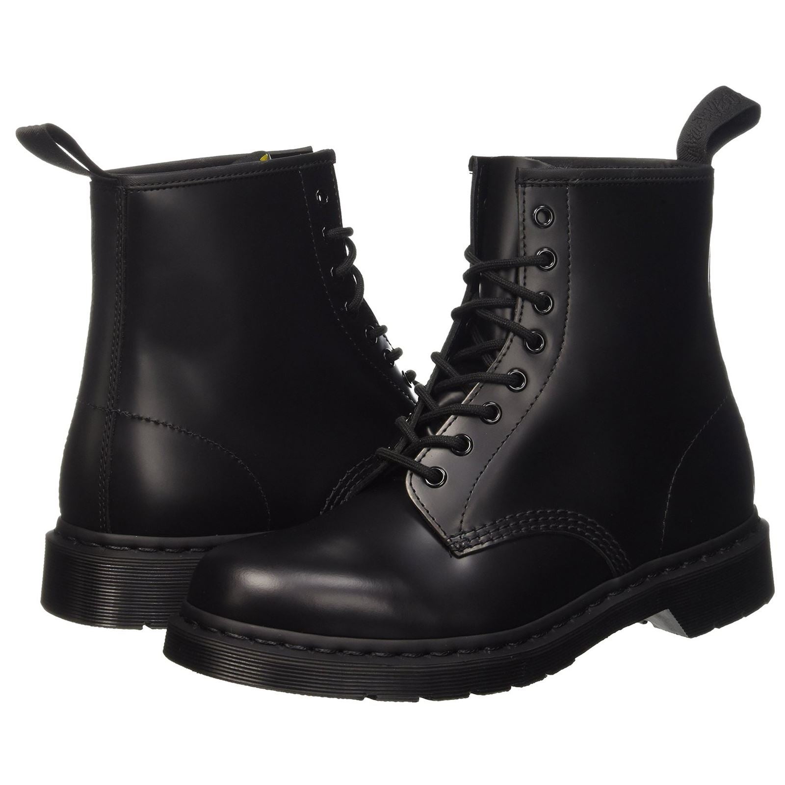 Dr. Martens 1460 8 Eyelet Mono Smooth 14353001 Unisex Boots Black - 6.5 UK#color_black