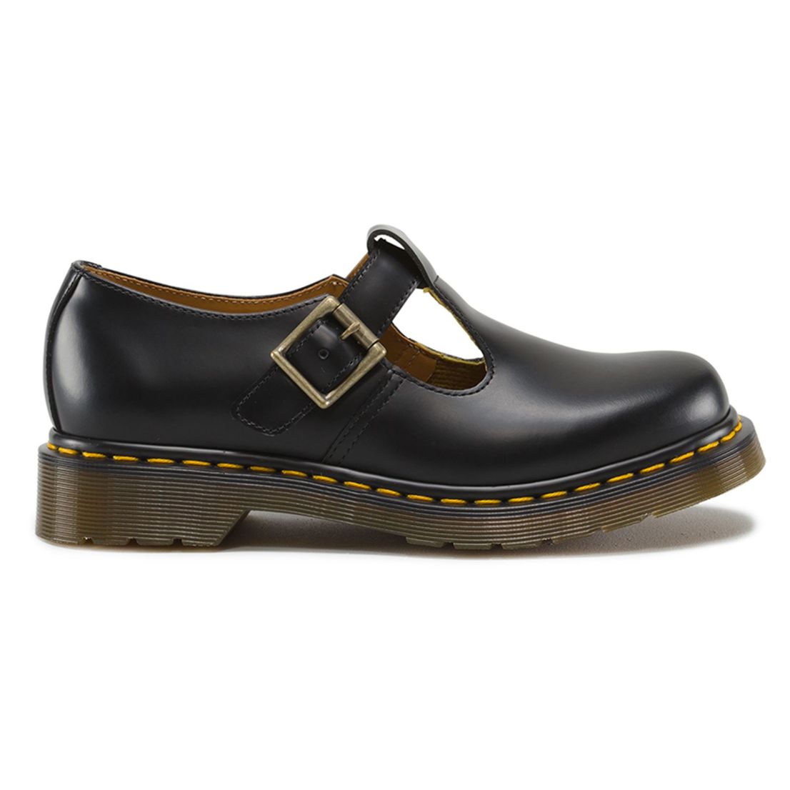 Dr.Martens Polley Smooth Black Womens Shoes#color_black