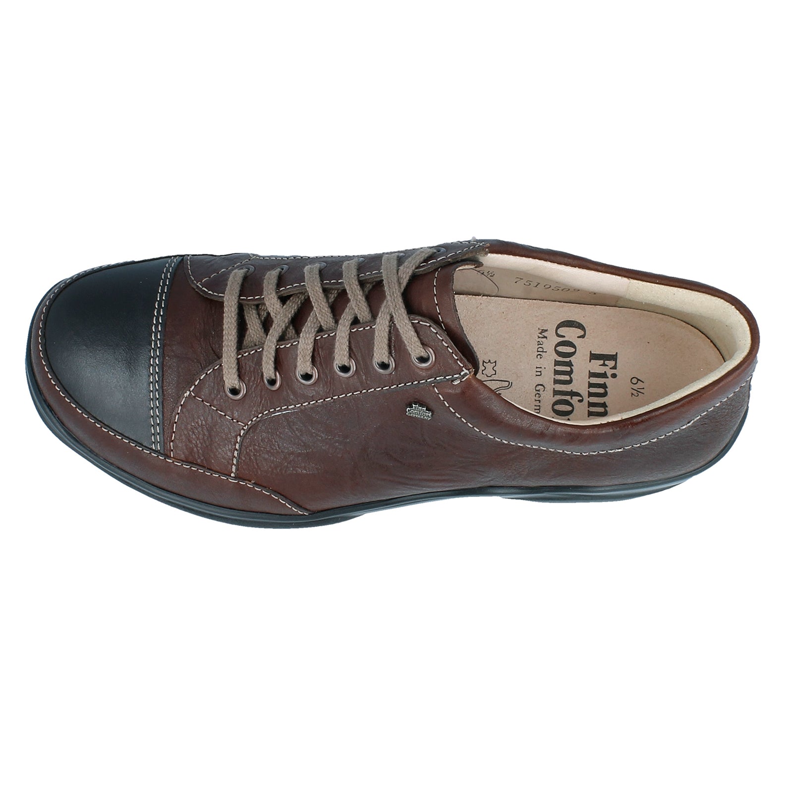 Finn Comfort 1288 Alamo Black Mens Shoes#color_brown