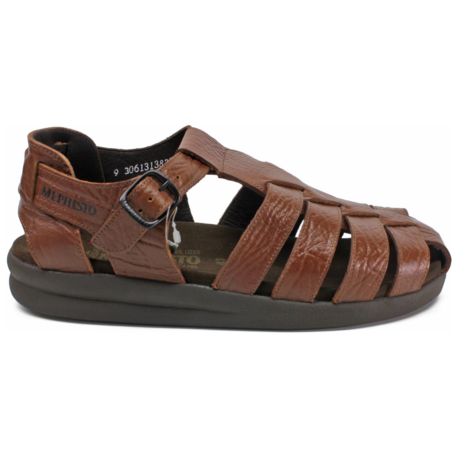 Mephisto Sam Desert Leather Mens Sandals#color_desert