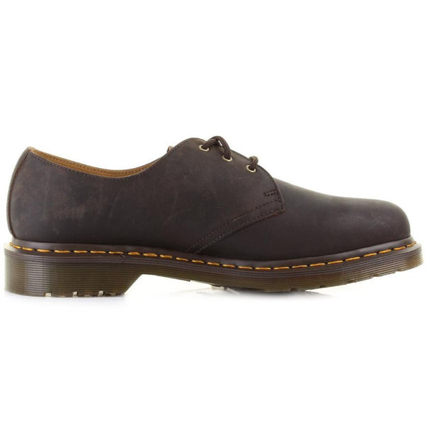 Dr. Martens 1461 3 Eyelet Leather Unisex Oxfords Dark Brown