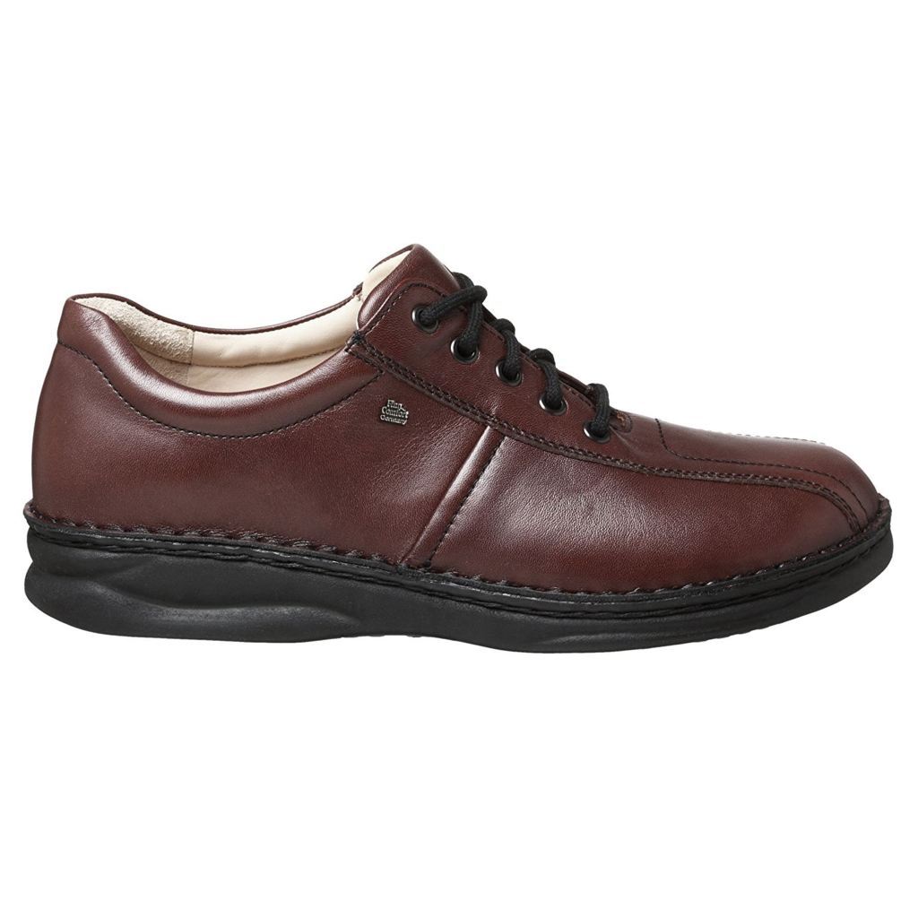 Finn Comfort Dijon Leather Mens Shoes#color_brown