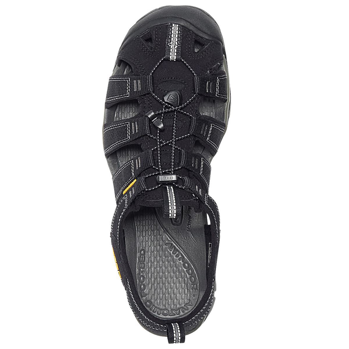 Keen Clearwater CNX Black Mens Sandals#color_black