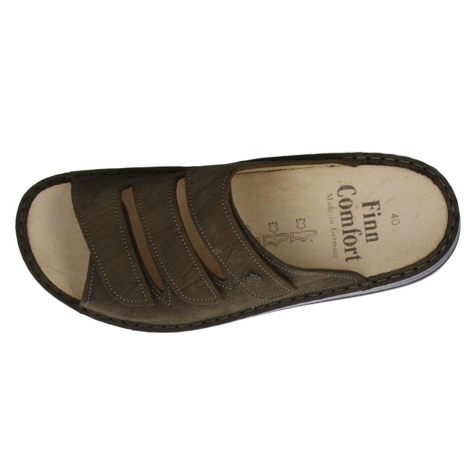 Finn Comfort 1508 Korfu Tabak Womens Sandals#color_tabak