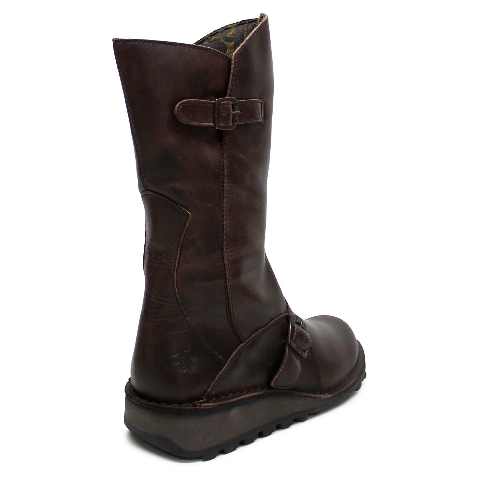 Fly London MES Dark Brown Womens Boots#color_dark brown