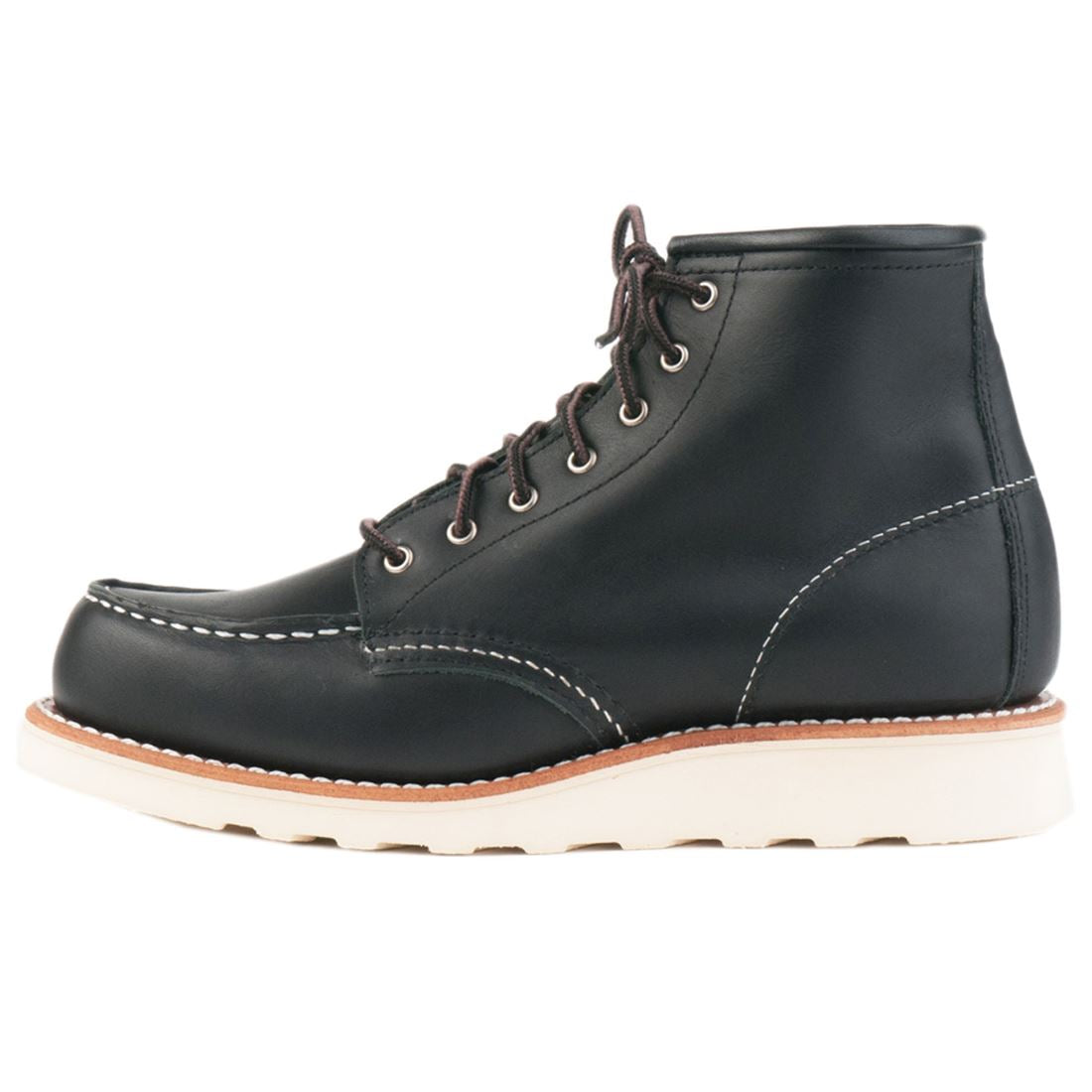 Red Wing 6-Inch Moc 3373 Black Womens Boots#color_black