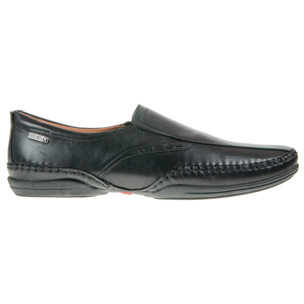 Pikolinos Puerto Rico 03A-6222 Leather Mens Shoes#color_black