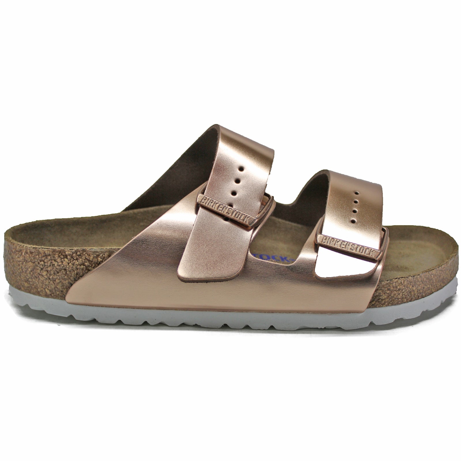 Birkenstock Arizona Soft Footbed Natural Leather Women's Slip On Sandals