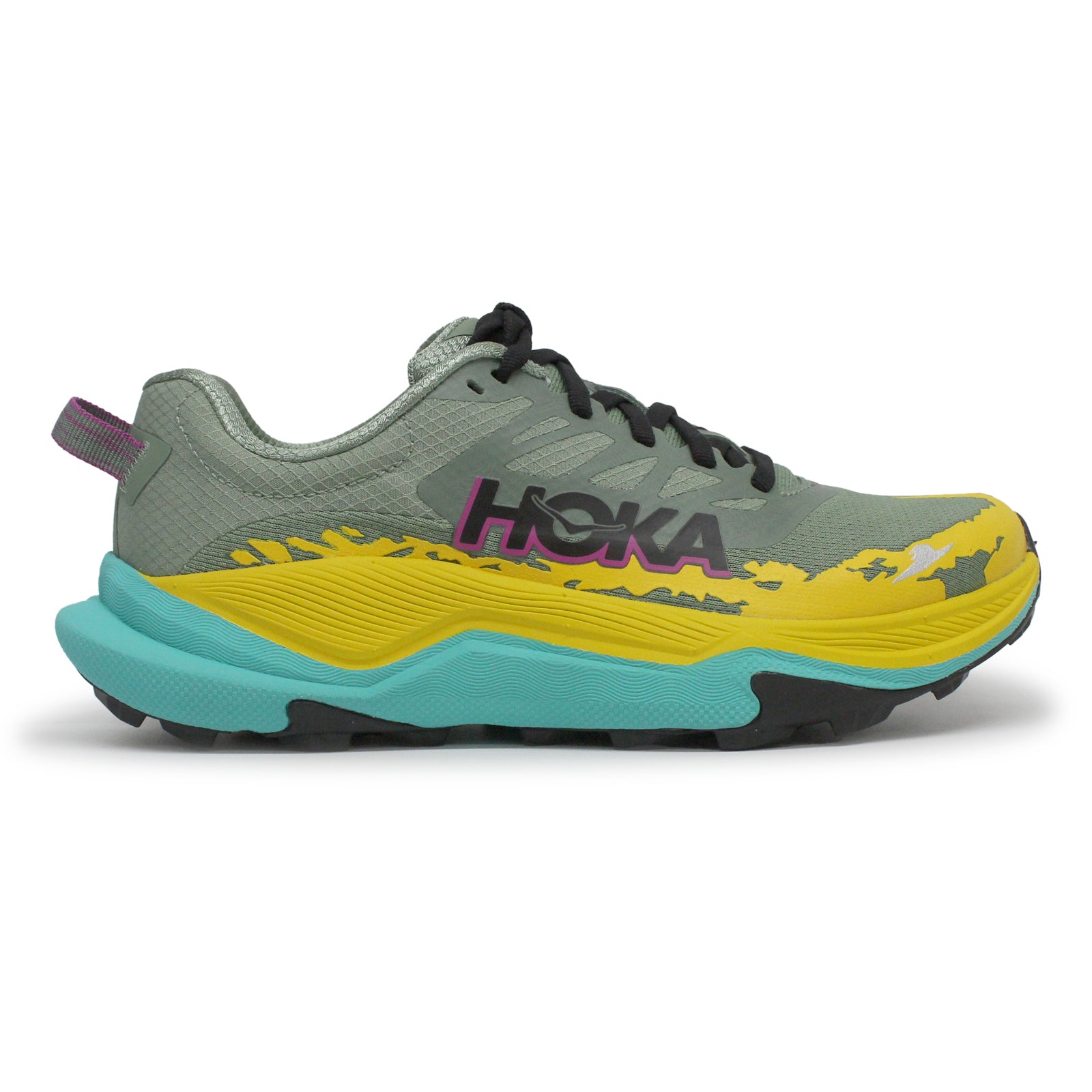 Hoka Torrent 4 Textile Synthetic Women's Running Shoes#color_succulent electric aqua