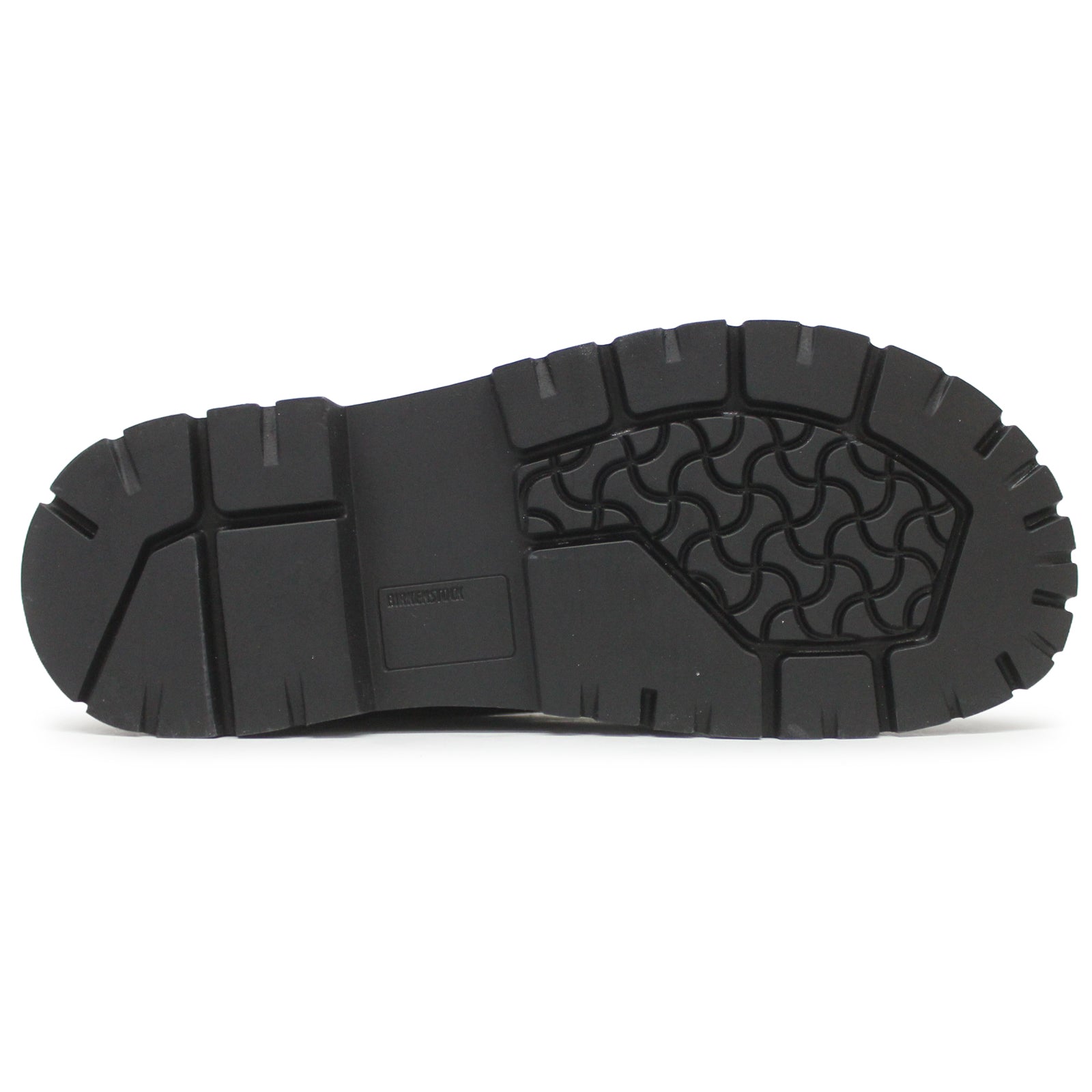 Birkenstock Highwood Lace Mid Natural Leather Womens Boots#color_black