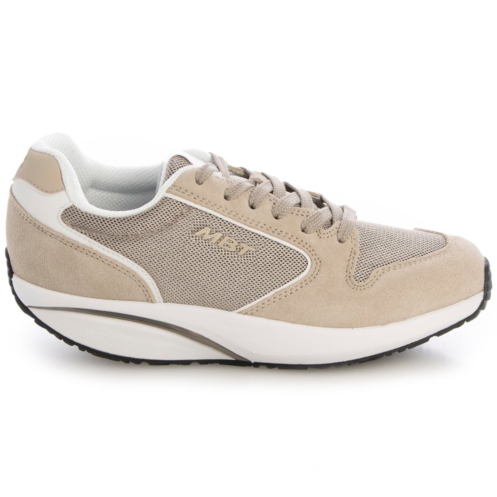 MBT 1997 Classic II Suede Textile Womens Trainers#color_beige