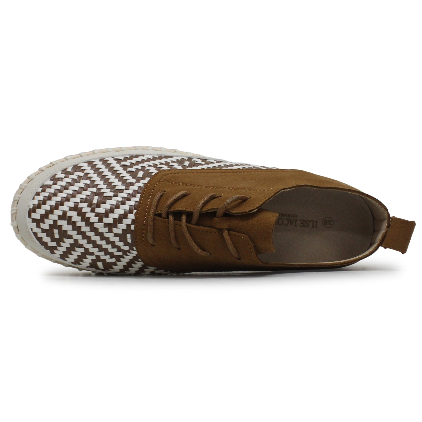 Ilse Jacobsen Tulip 4094 Textile Synthetic Womens Shoes#color_cashew