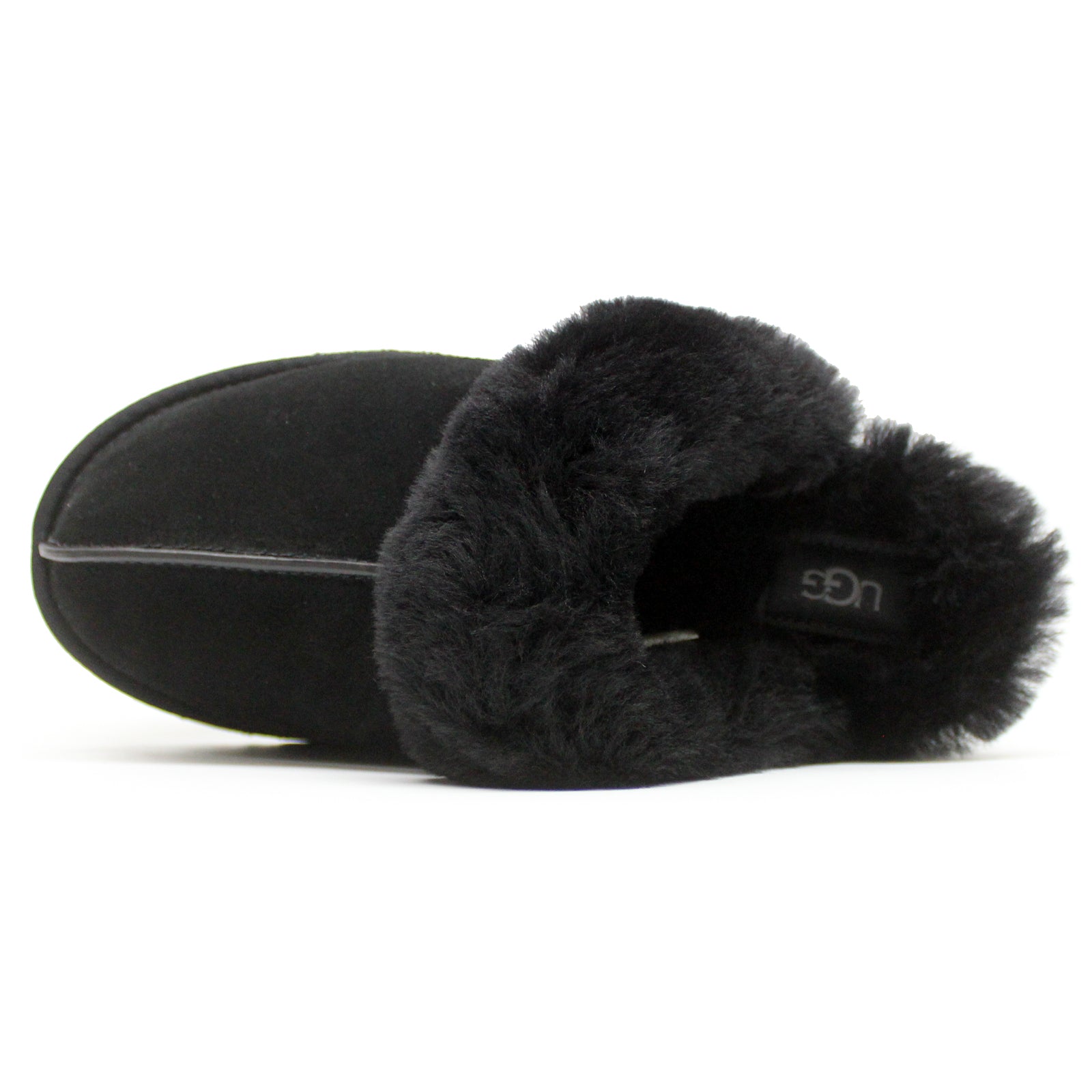 Ugg Disquette Suede Womens Sandals#color_black